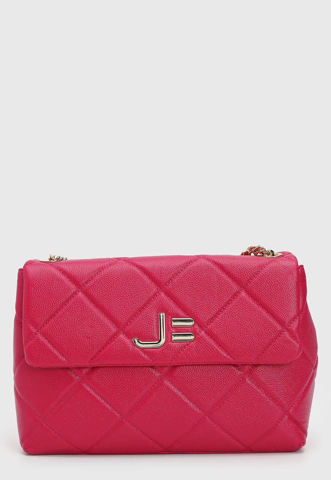 Bolsa Feminina Jorge Bischoff Matelassê Rosa