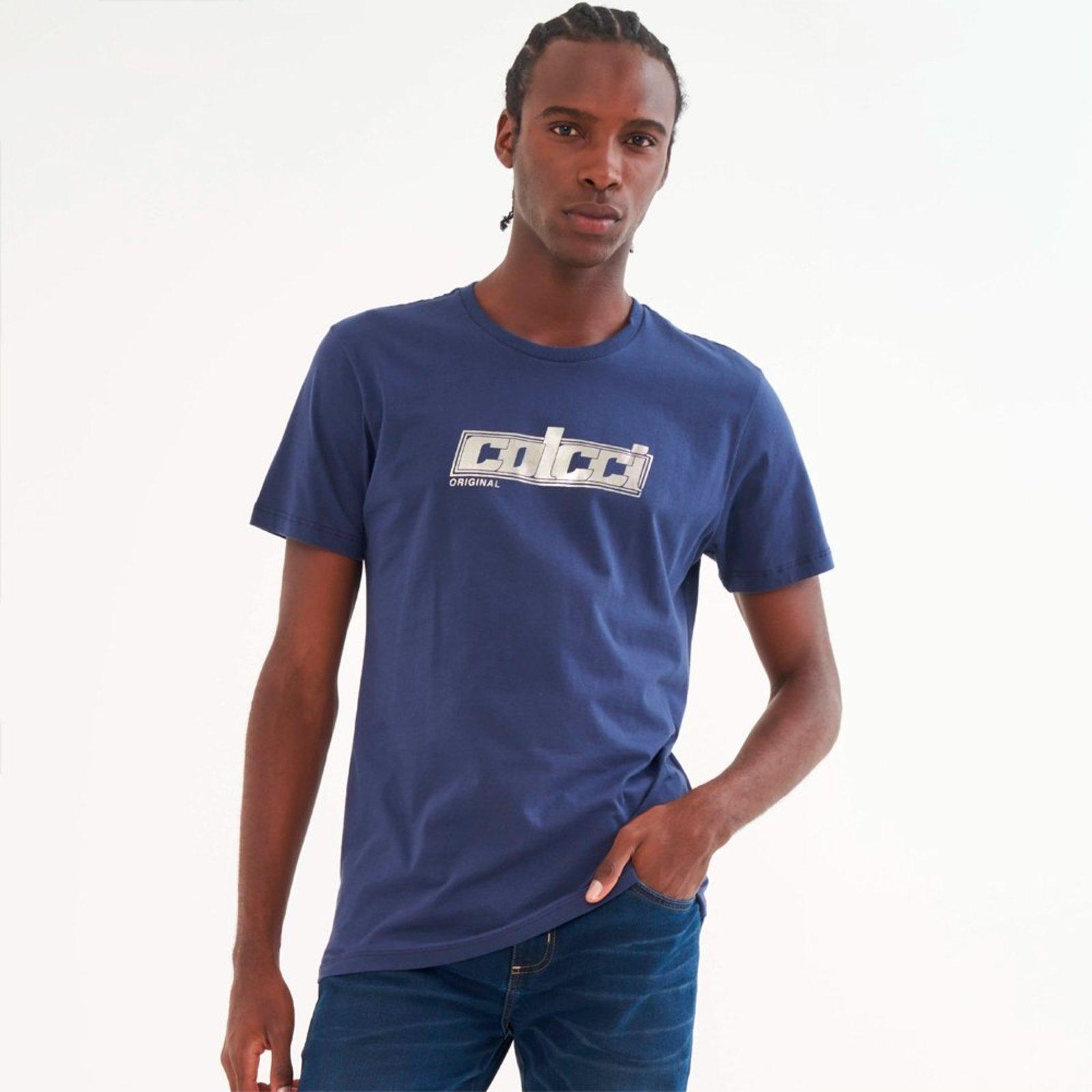 Camiseta Colcci Originals Pr26 Marinho Masculino