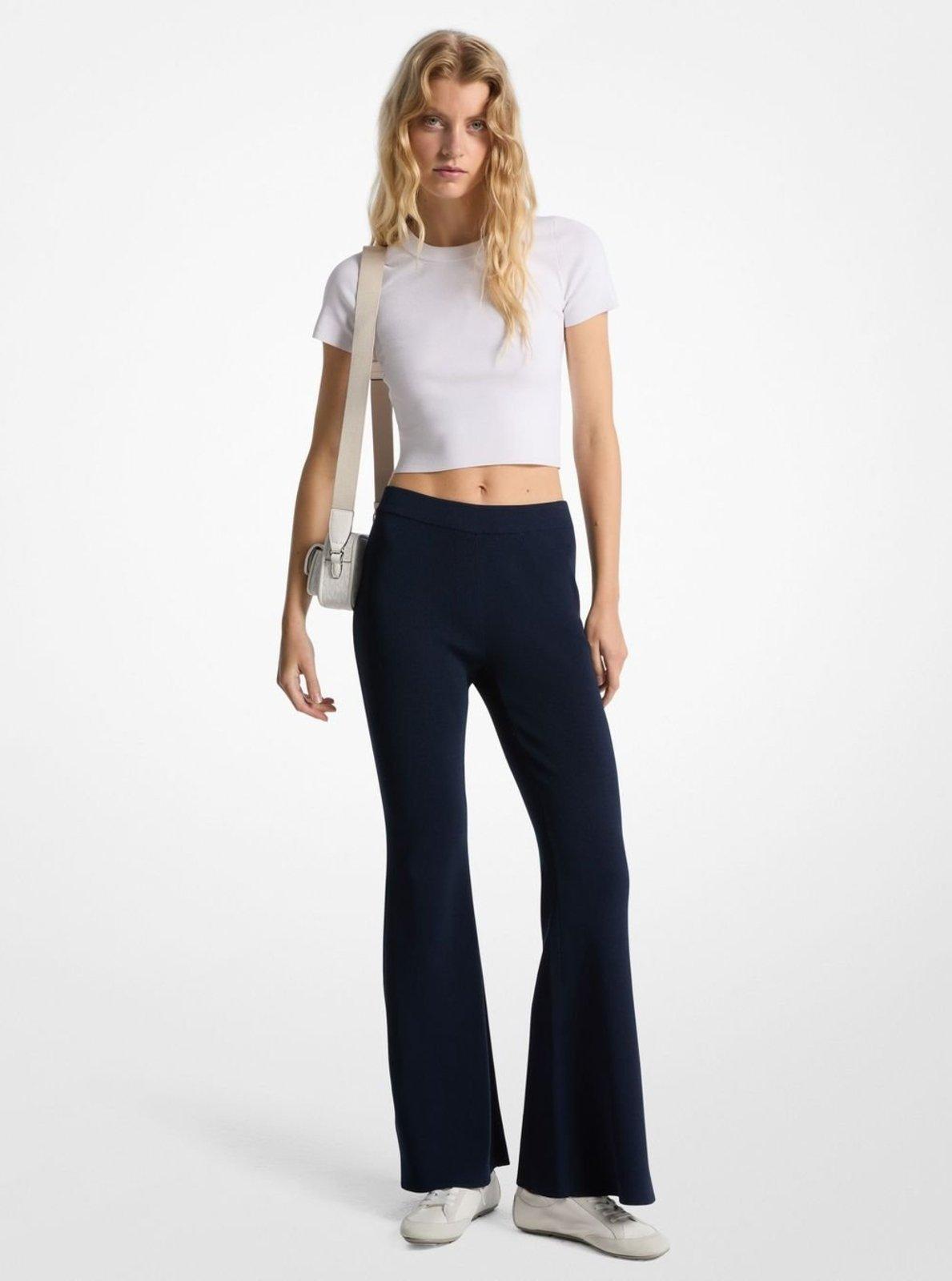 Calça Flare Em Malha JR530UE5ZV001