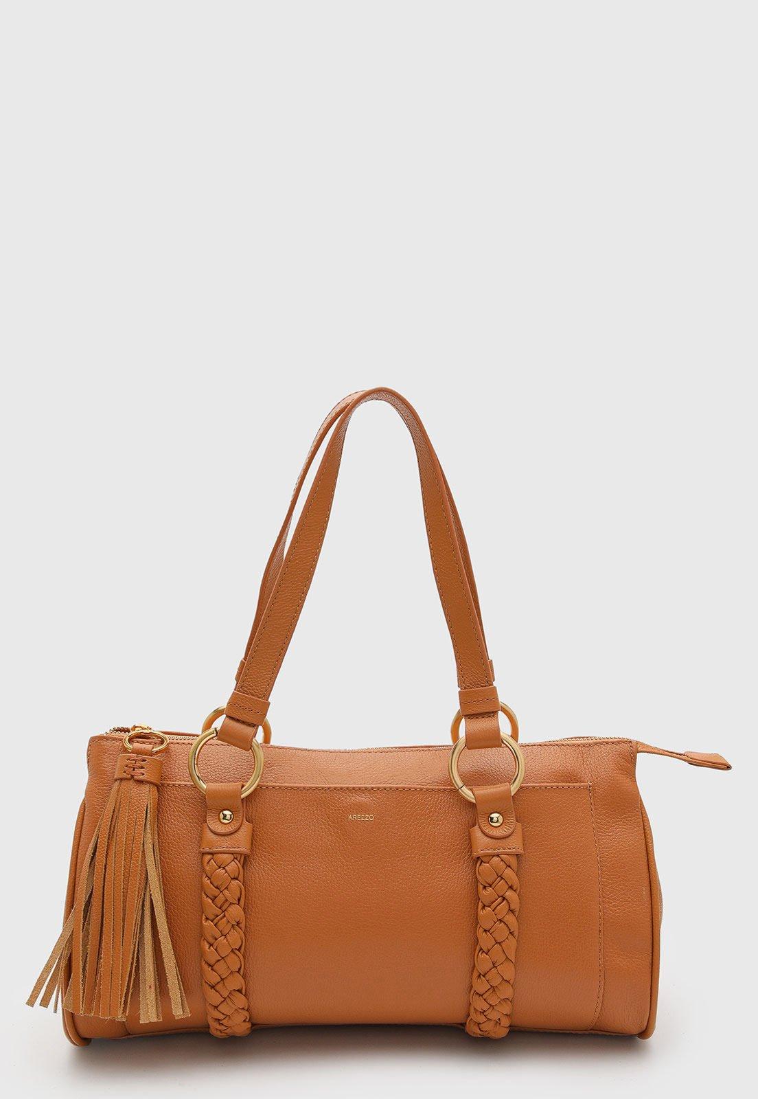 Bolsa Feminina Arezzo Amber Caramelo