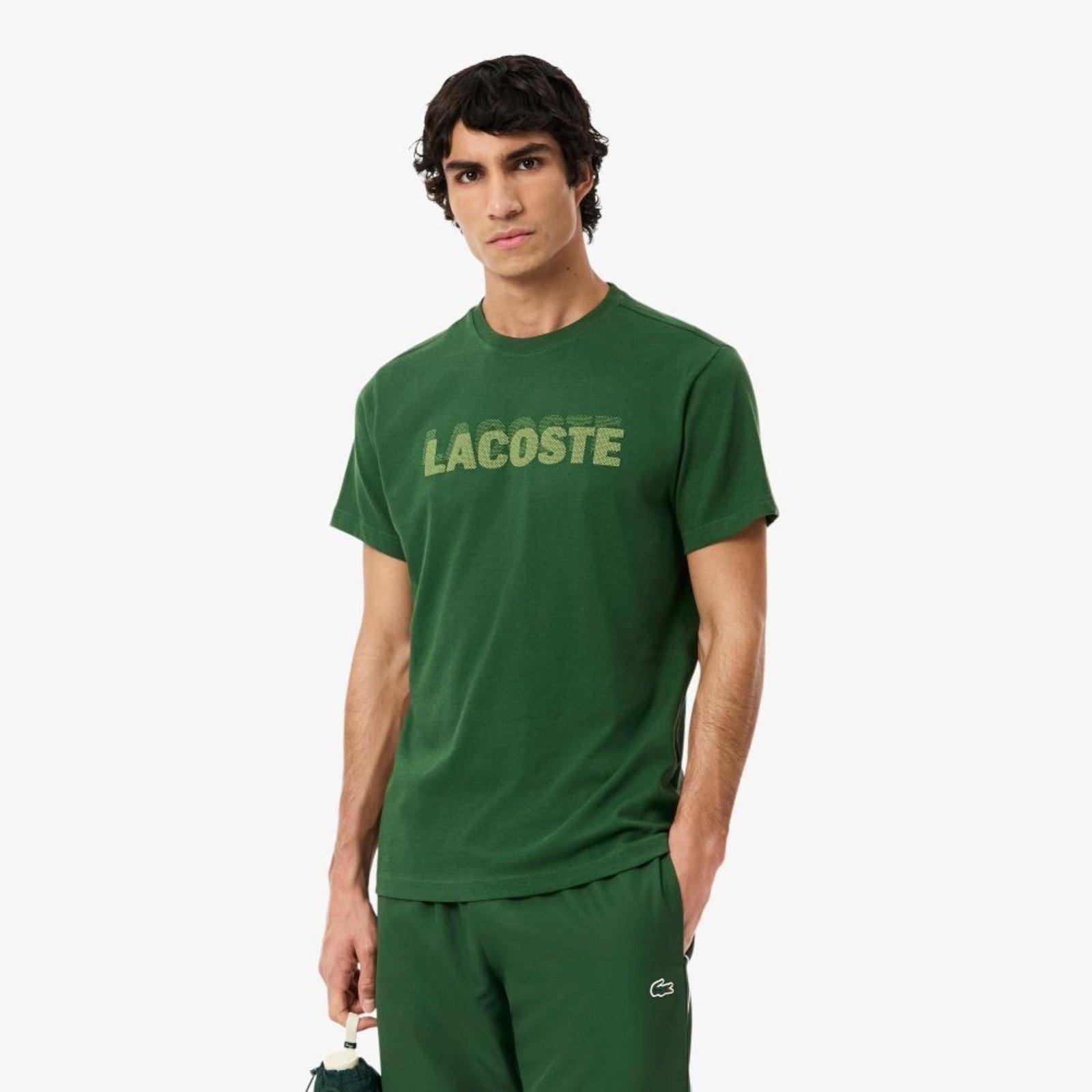 Camiseta Esportiva Ultra Dry com Estampa Gráfica Verde