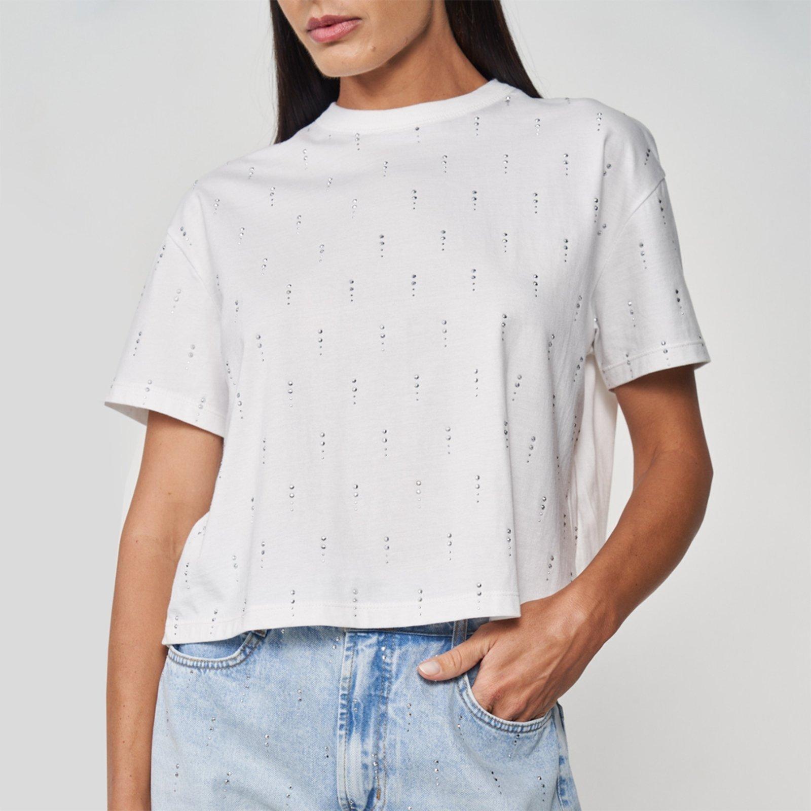 Camiseta Colcci Box Pr25 Off White Feminino