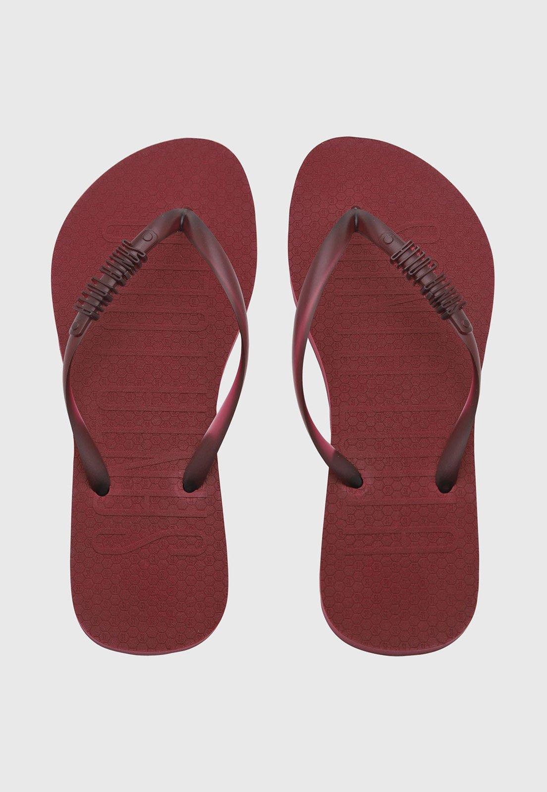 Chinelo Feminino Santa Lolla Tiras Vinho