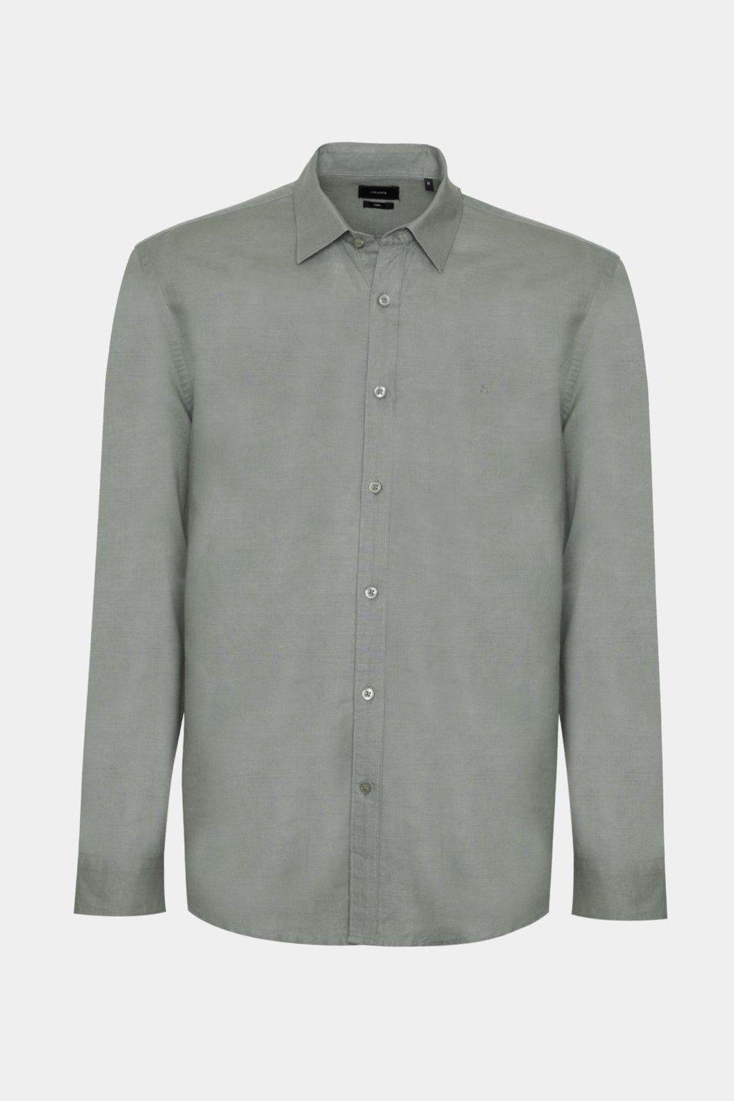 Camisa Aramis Aramis Manga Longa Regular Linho Verde