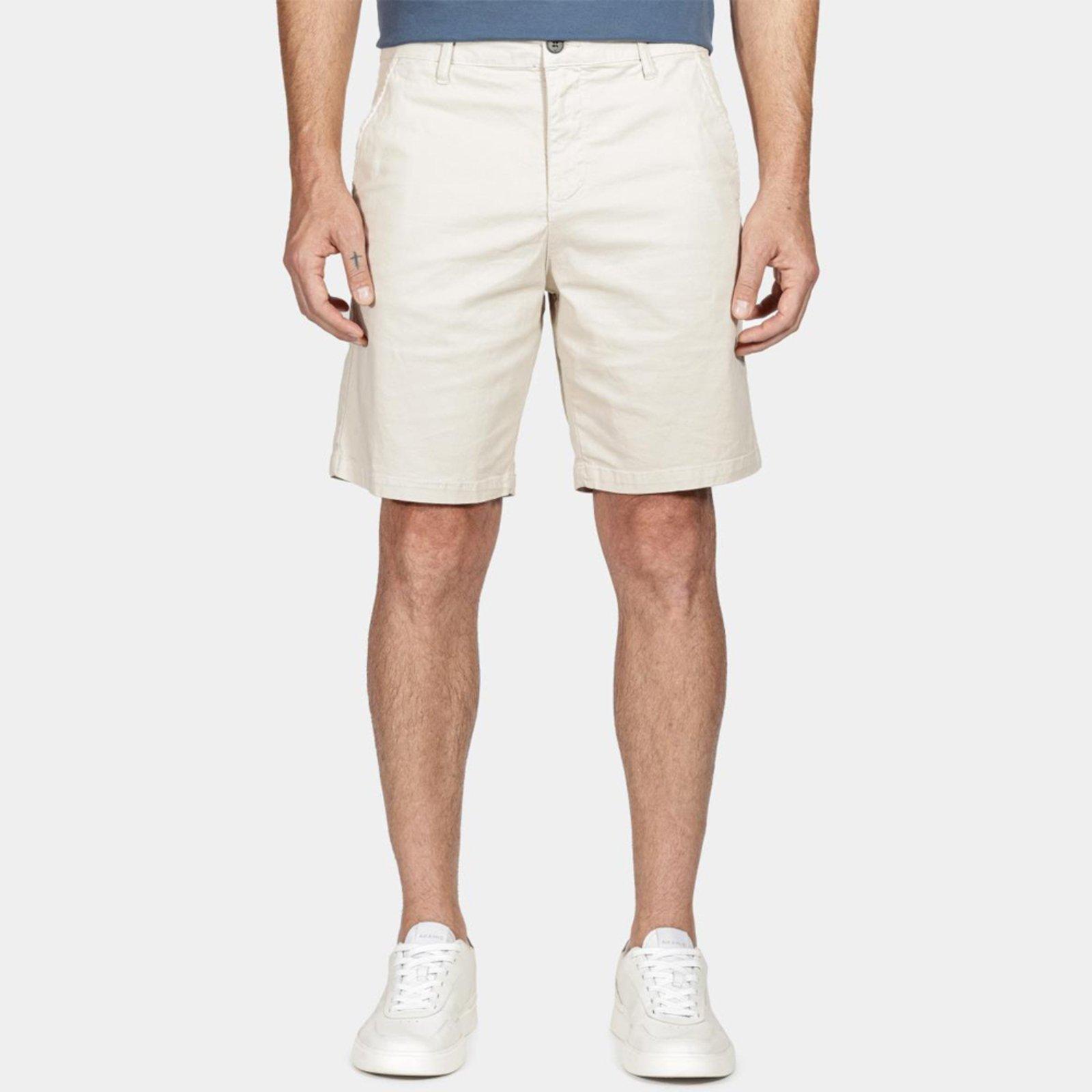 Bermuda Aramis Chino Color Essencial Pr26 Bege Masculino