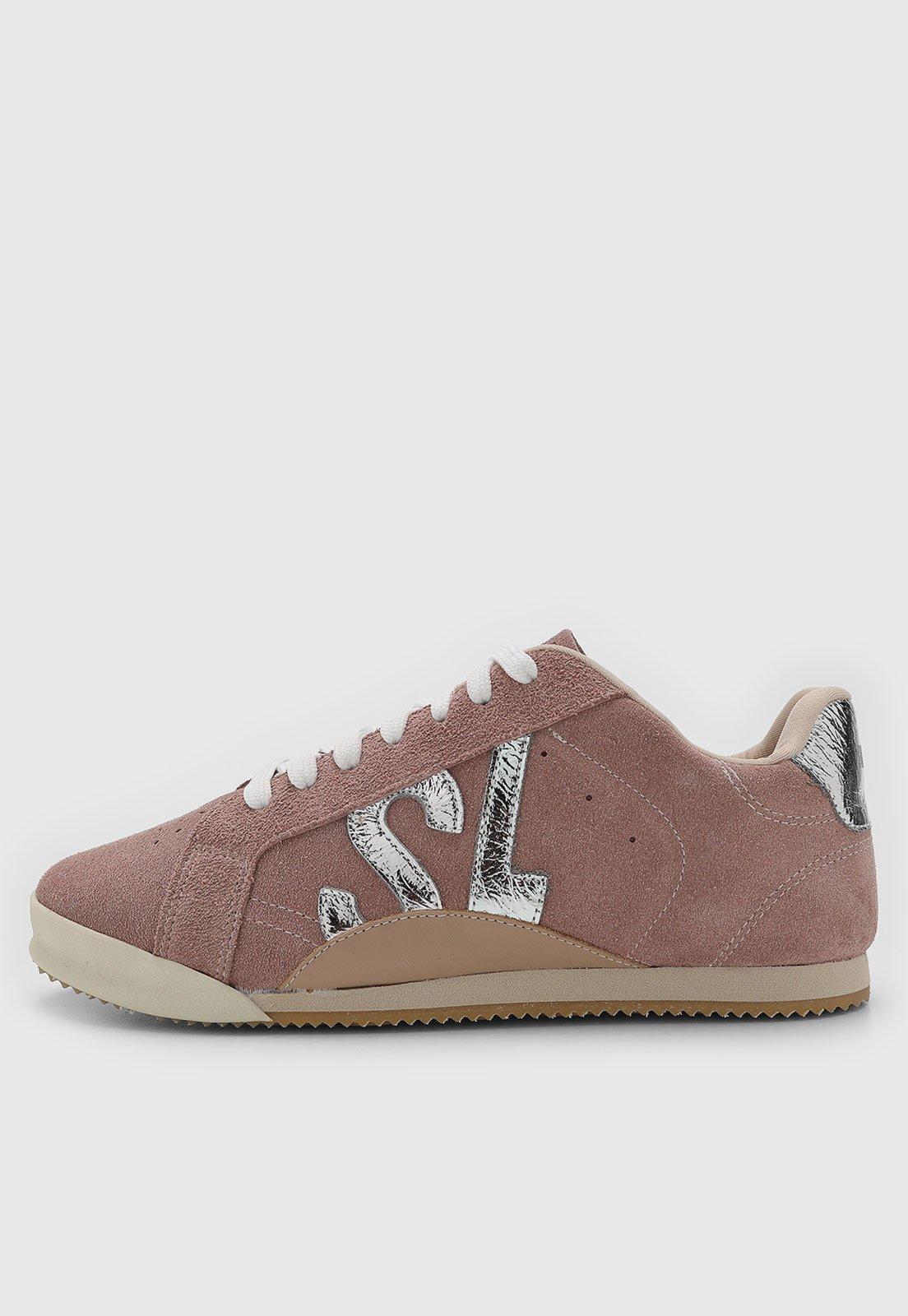 Tênis Feminino Santa Lolla Couro Rosa