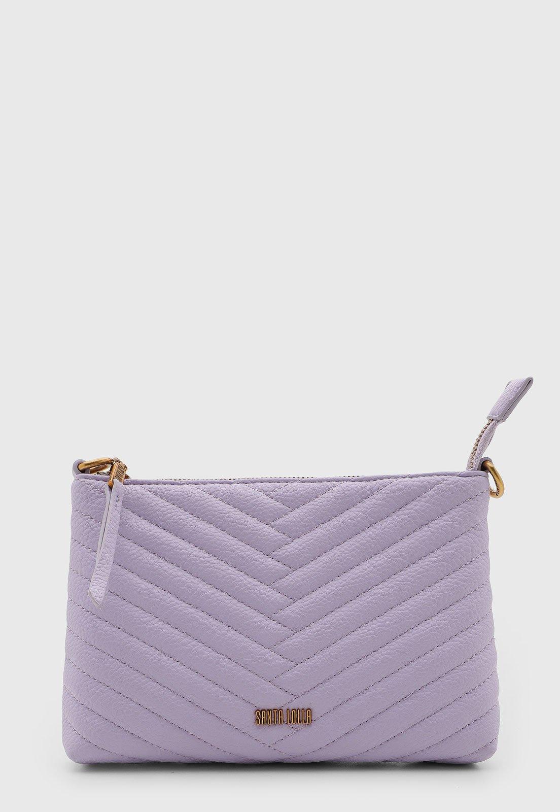 Bolsa Feminina Santa Lolla Matelassê Lilás