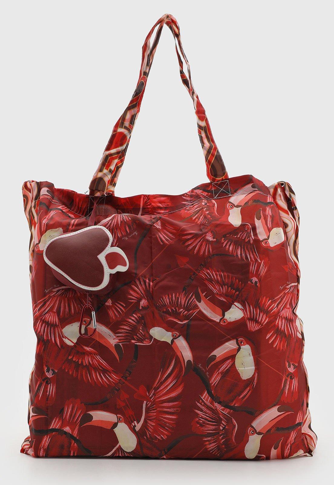 Bolsa FARM Me Leva Tucano Cupido Vermelho