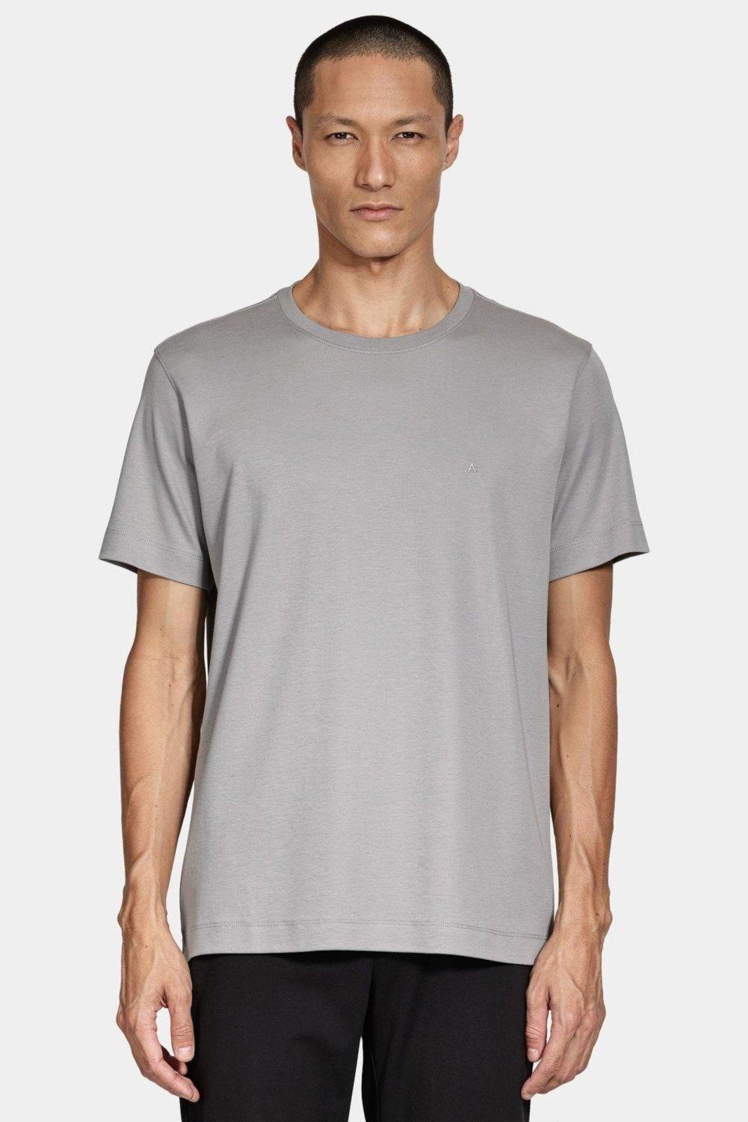 Camiseta Aramis Manga Curta Interlock Pima Granito