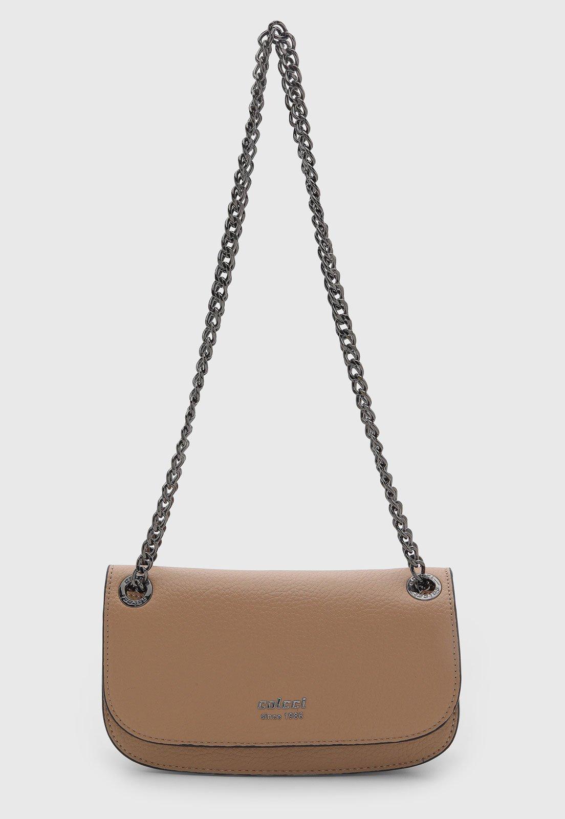 Bolsa Feminina Colcci Alça Corrente Nude