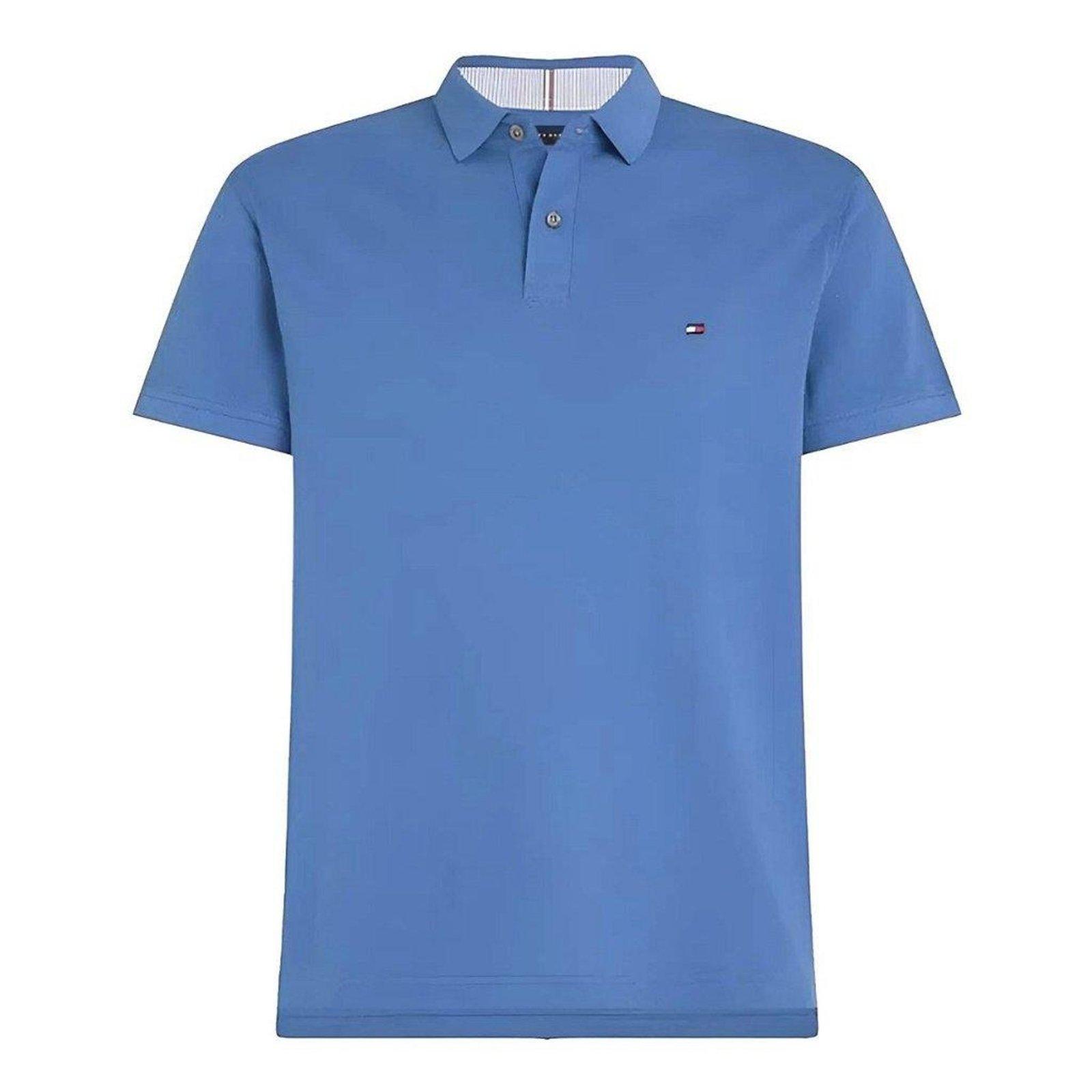Camiseta Gola Polo Tommy Hilfiger 1985 Azul Regular