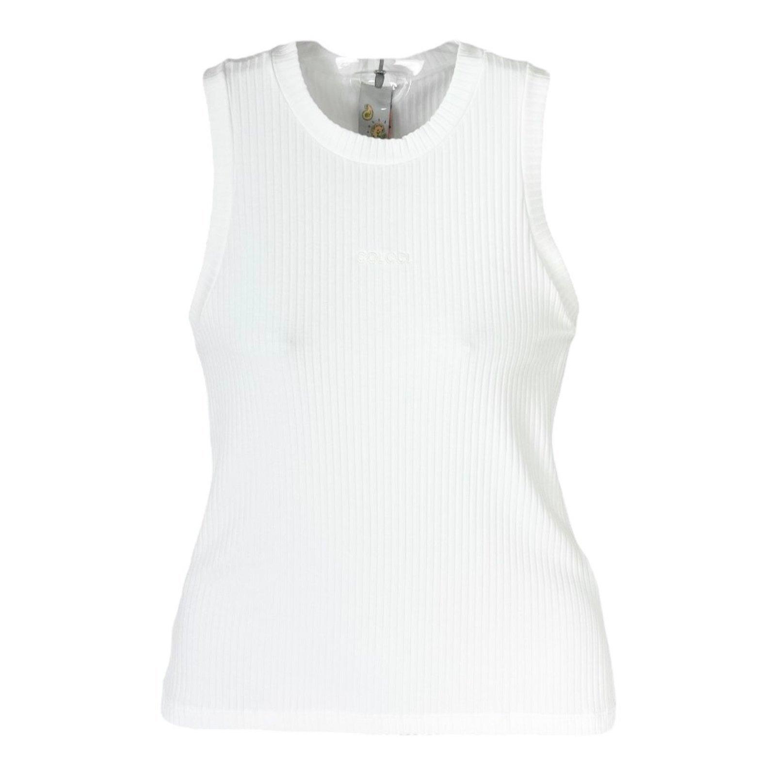 Regata Feminina Canelada Com Detalhe Em Logo Colcci Off Shell
