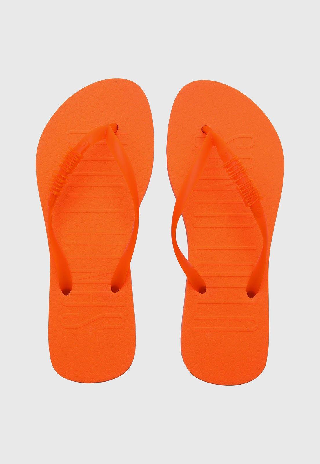 Chinelo Feminino Santa Lolla Dedo Laranja