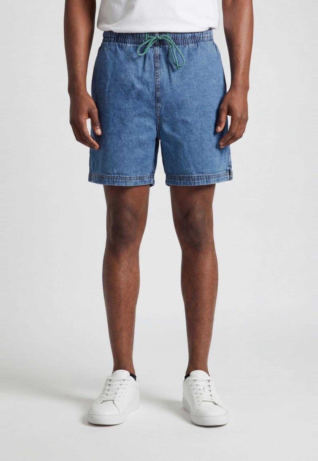 Bermuda Masculina Colcci Cós com Cordão Azul