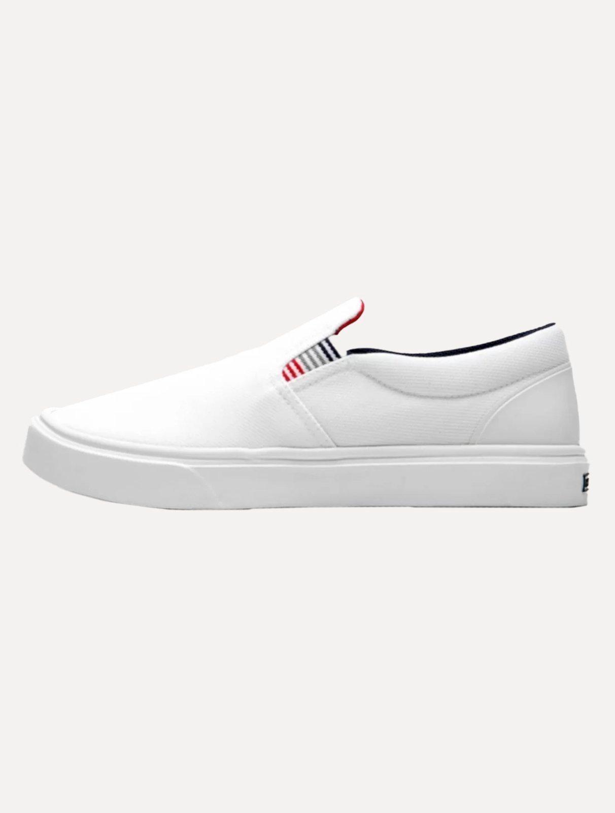 Tênis Tommy Hilfiger Masculino Slip On Malcolm 22D Branco
