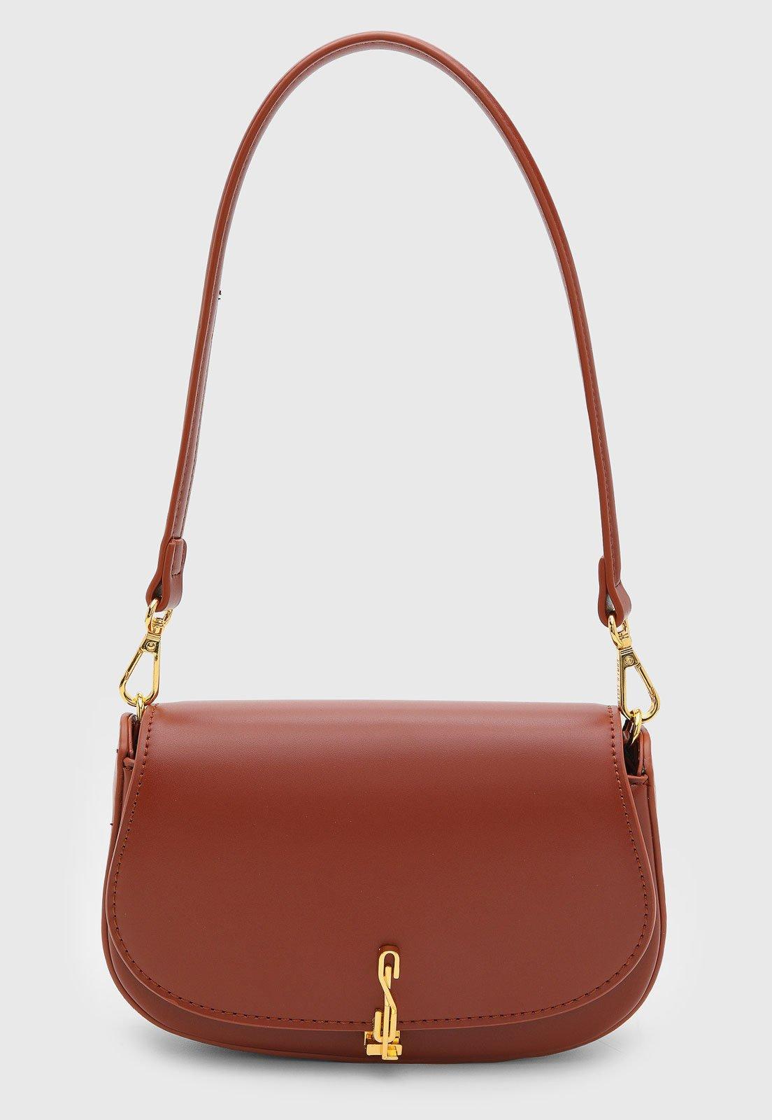 Bolsa Feminina Santa Lolla Estruturada Caramelo