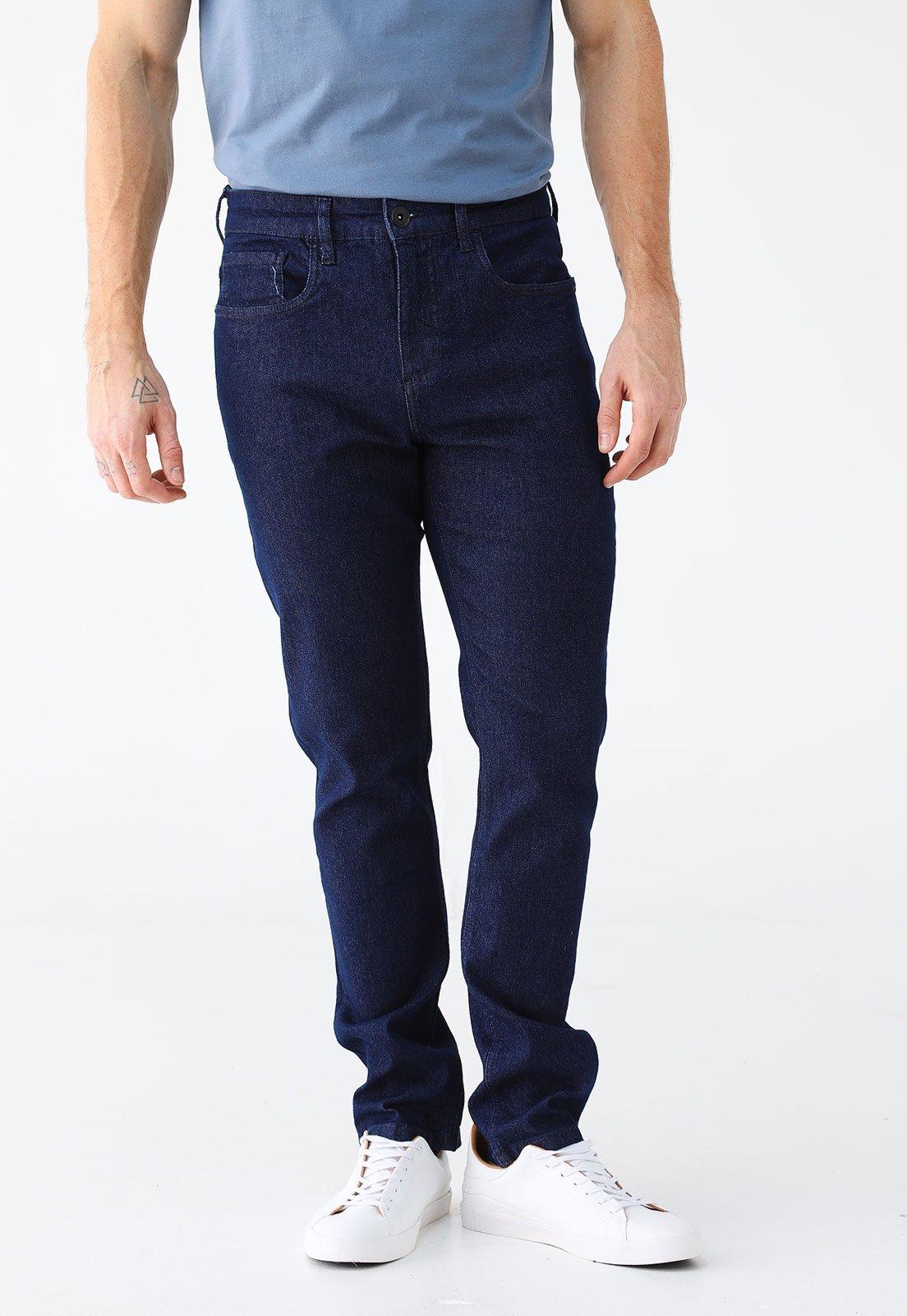 Calça Jeans Aramis Slim Kombat Azul