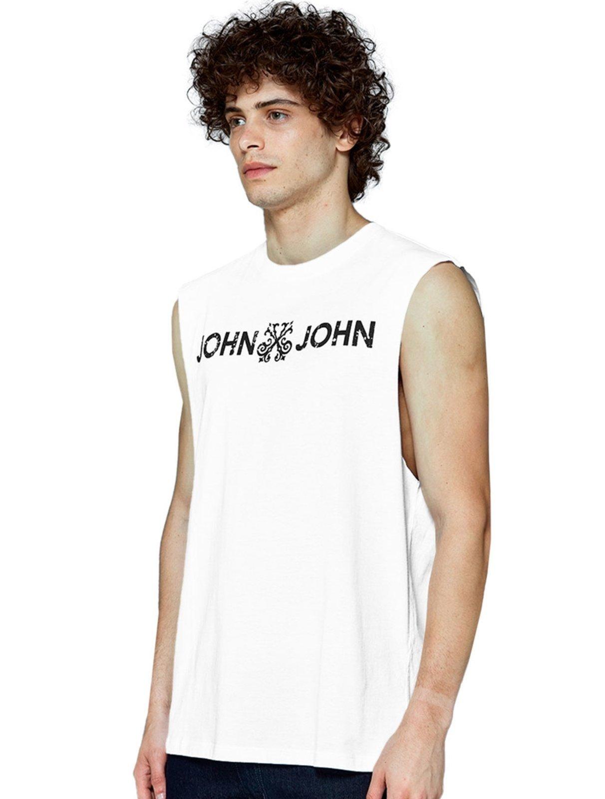 Regata John John Masculina Regular Rusty Branca