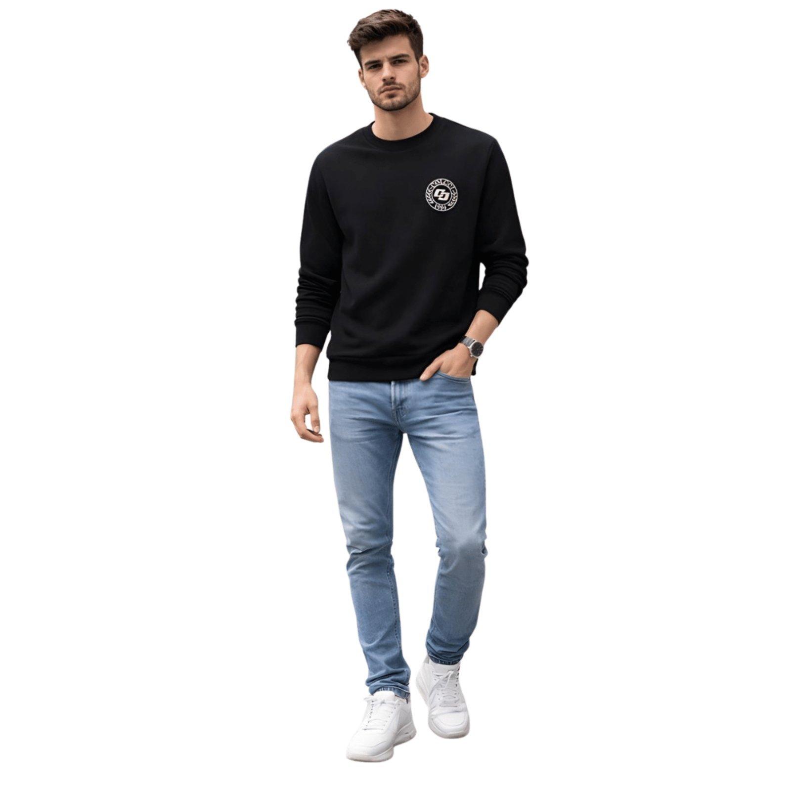 Blusão Moletom Masculino Slim Colcci Detalhe Estampa