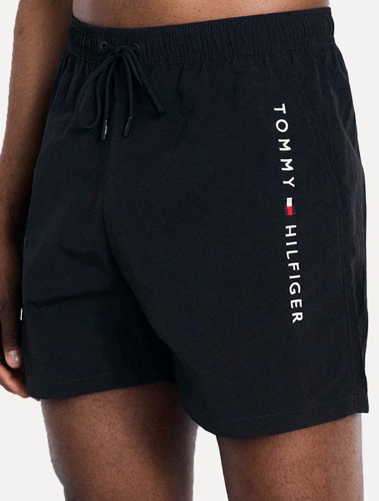 Short Tommy Hilfiger Masculino Medium Drawstring Zip Pocket Azul Marinho