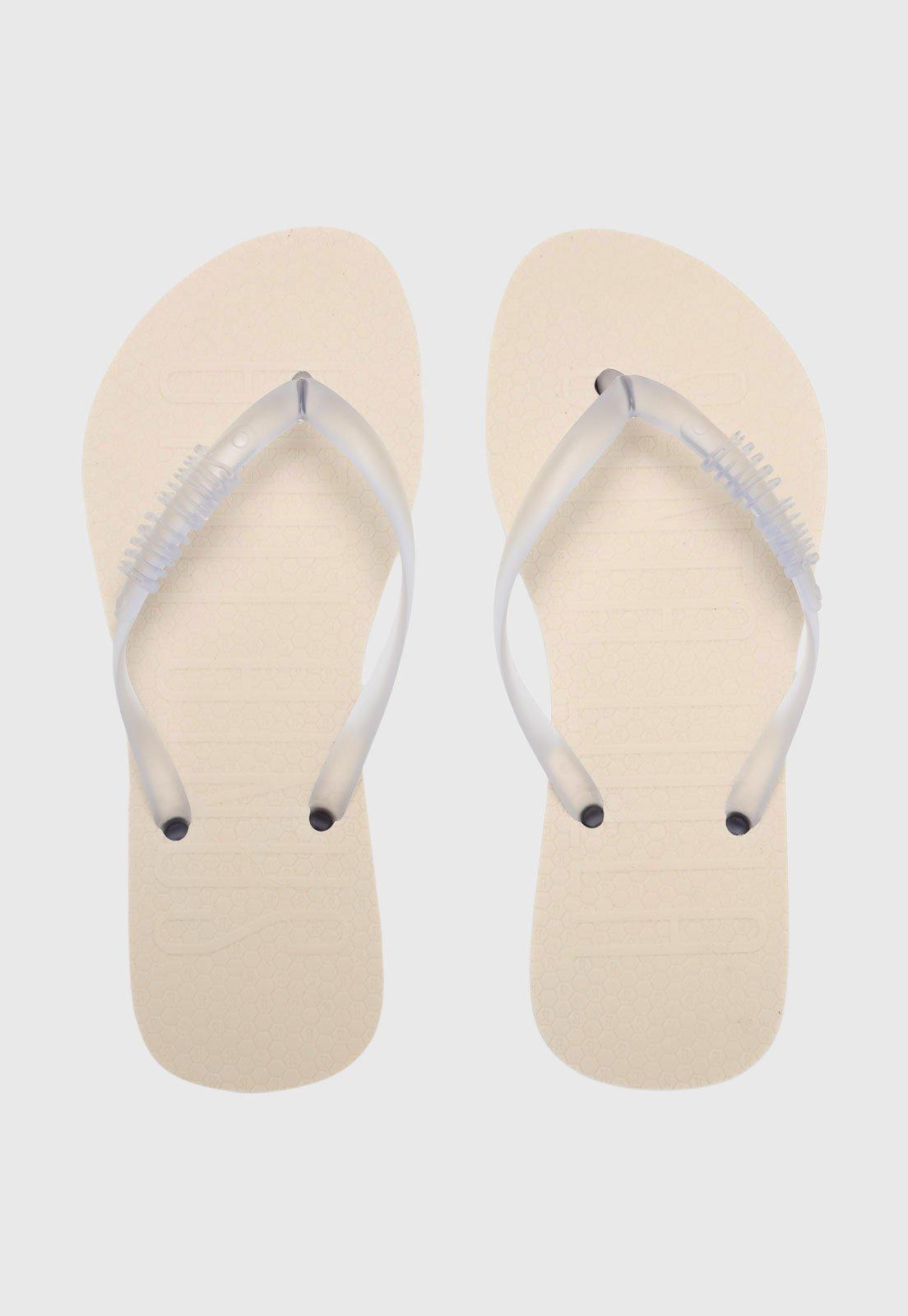 Chinelo Dedo Feminino Santa Lolla Off-White
