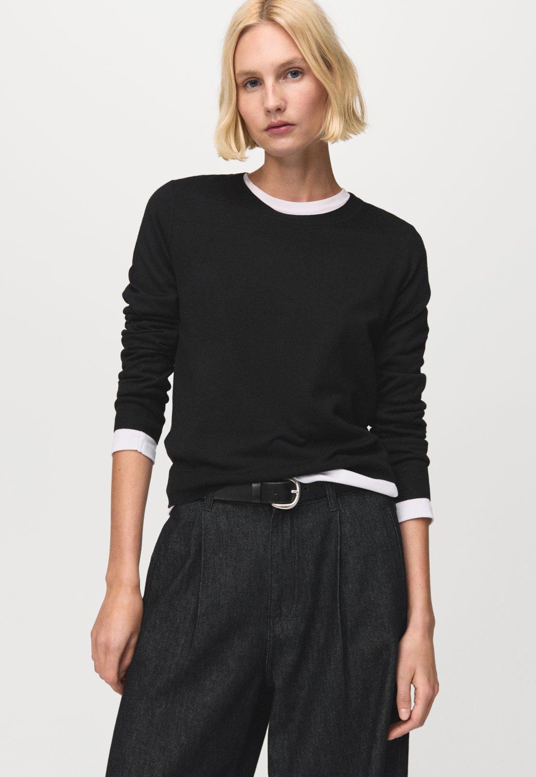 Suéter Feminino Mango Lucca Preto
