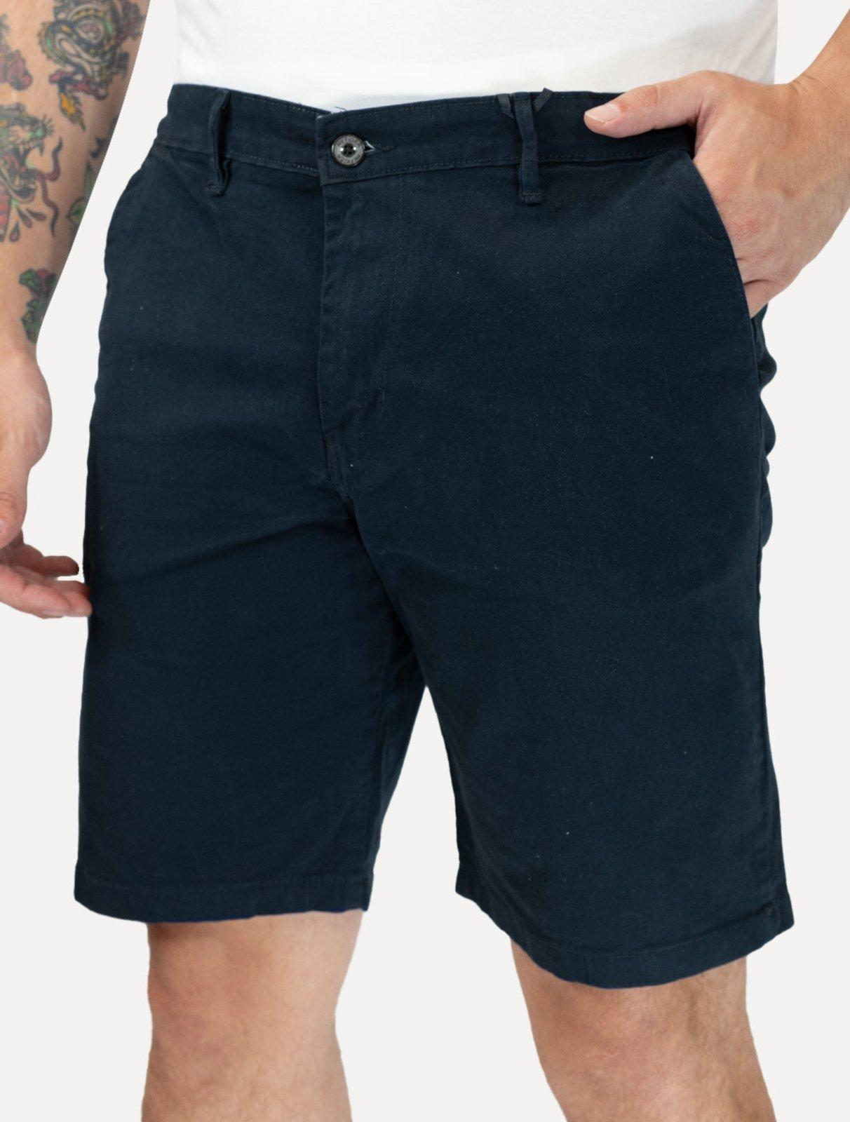 Bermuda Tommy Hilfiger Masculina Sarja Brooklyn 9in Azul Marinho