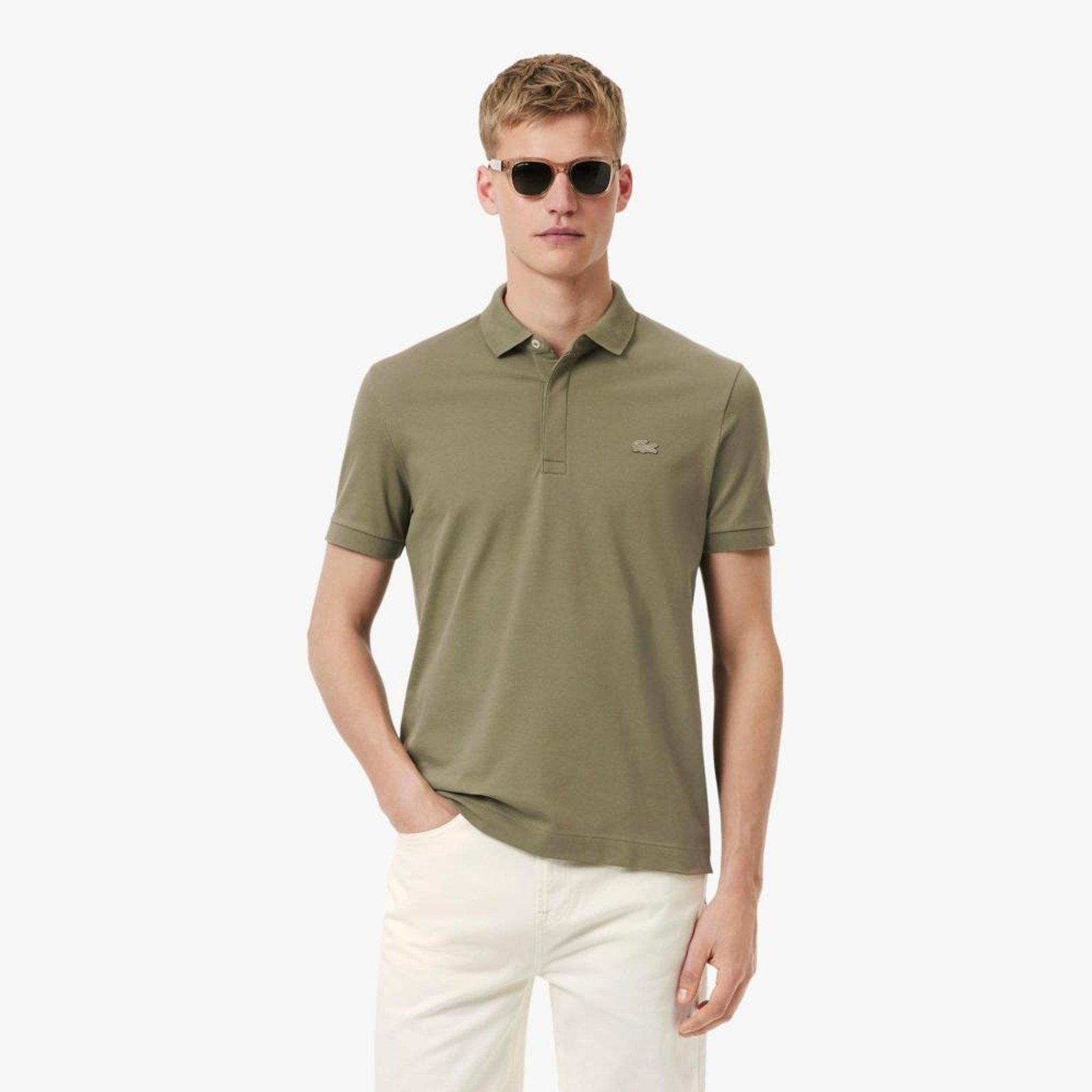 Polo Regular Fit Paris em Piqué Stretch Verde