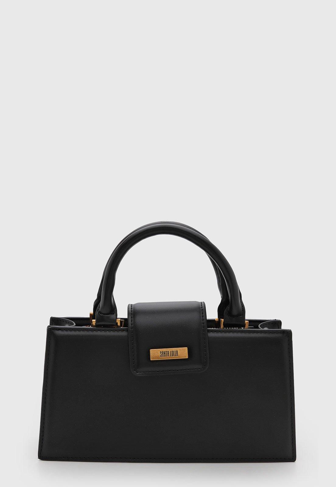 Bolsa Feminina Santa Lolla Retangular Preta