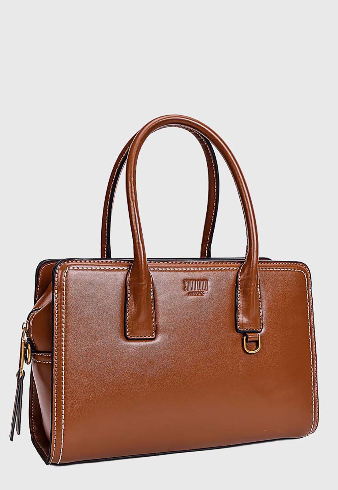 Bolsa Feminina Santa Lolla Estruturada Marrom