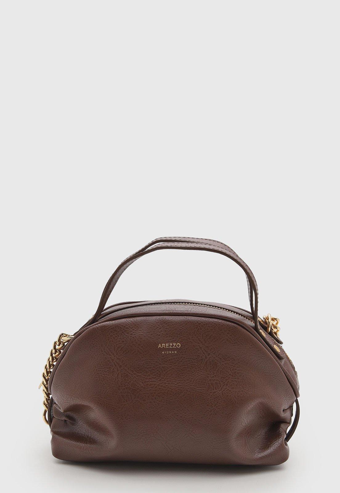 Bolsa Feminina Arezzo Alça Corrente Marrom