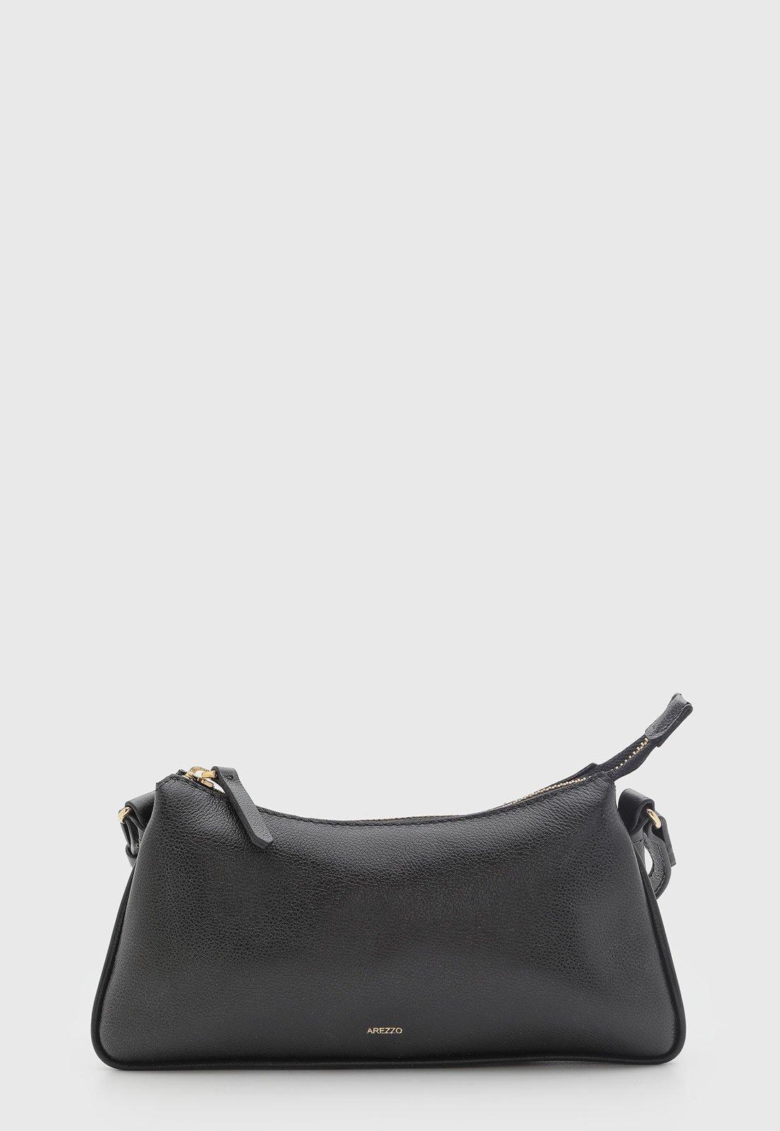 Bolsa Feminina Arezzo Média Couro Preta