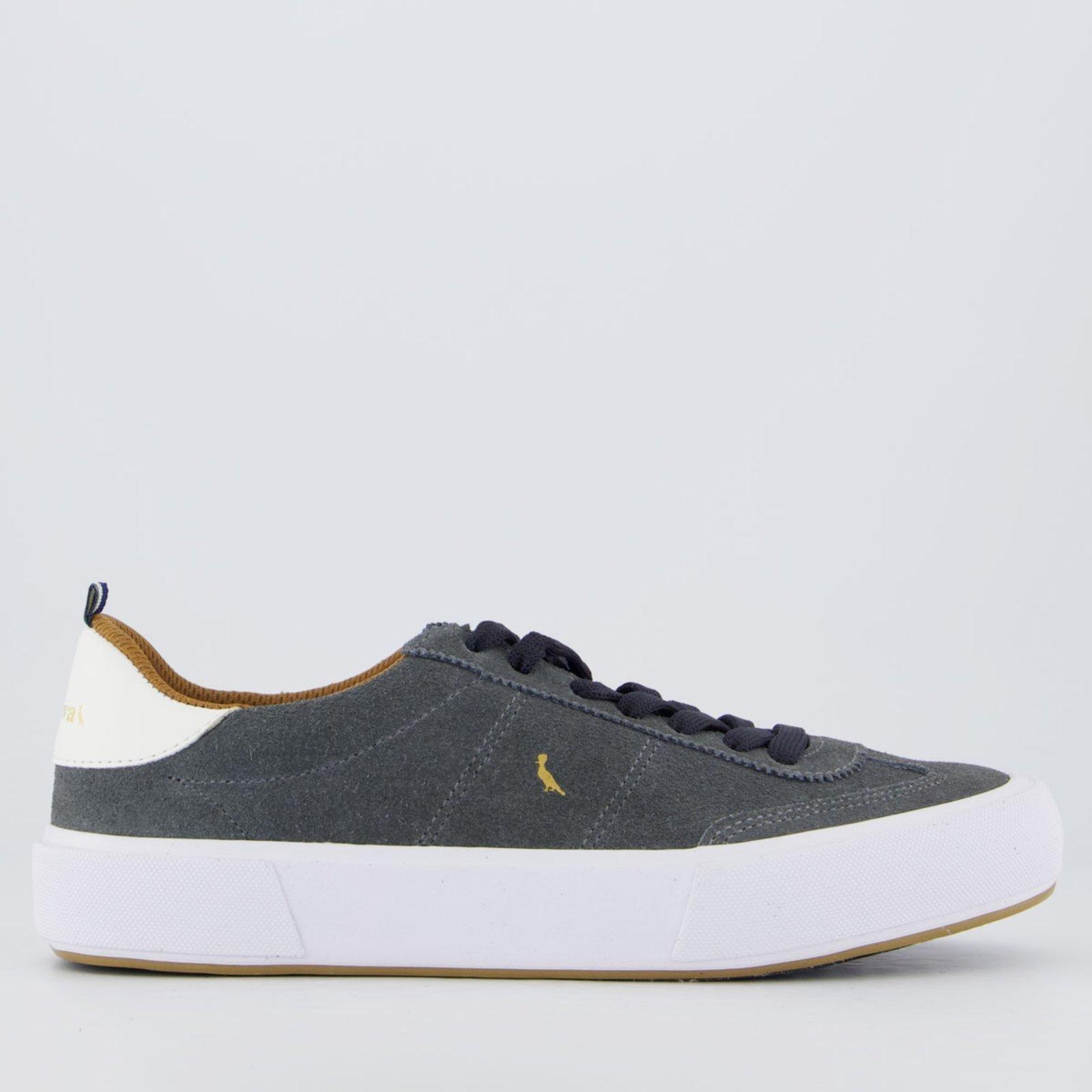 Tênis Reserva Retrô Suede Cinza