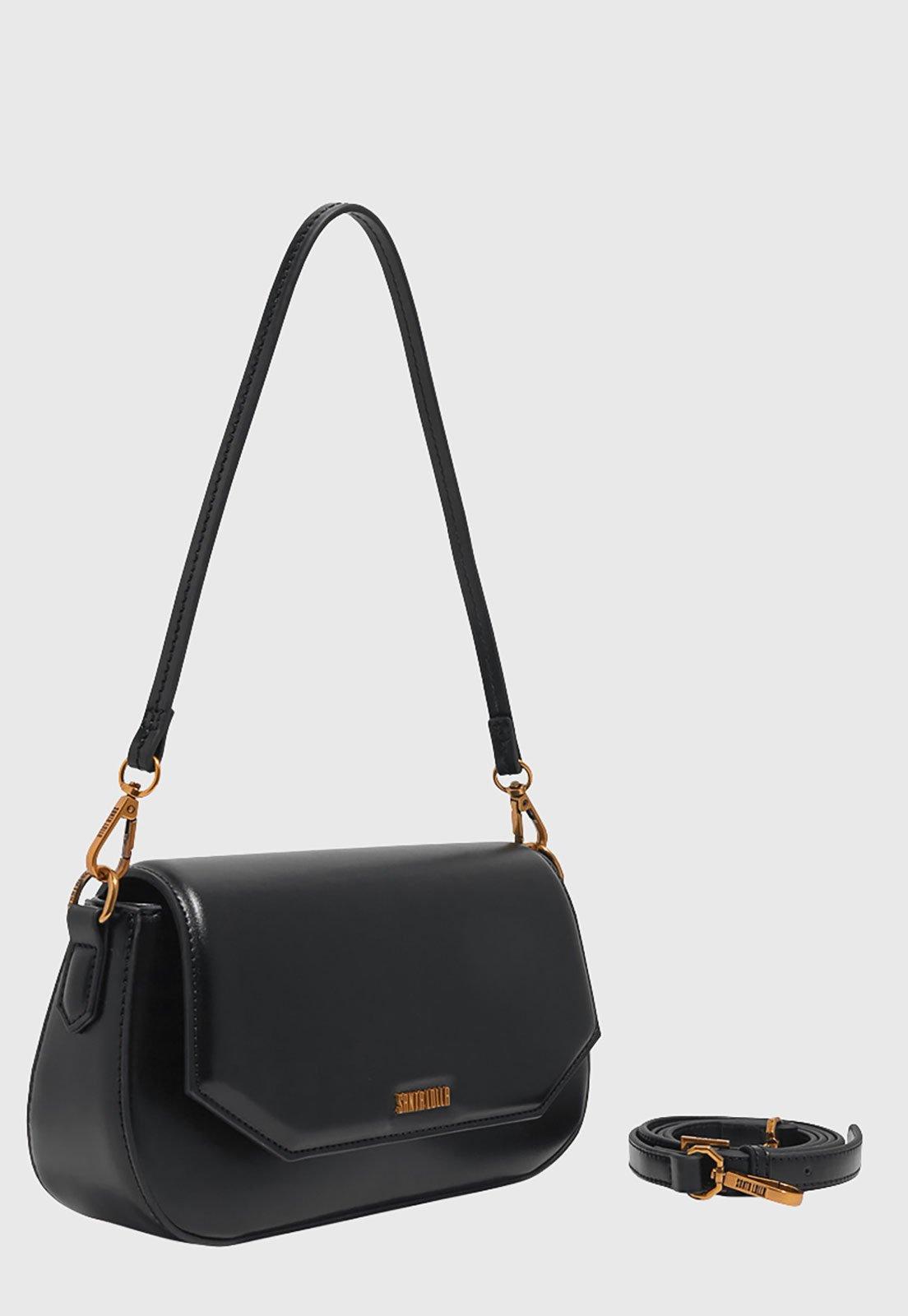 Bolsa Feminina Santa Lolla Tiracolo Preta