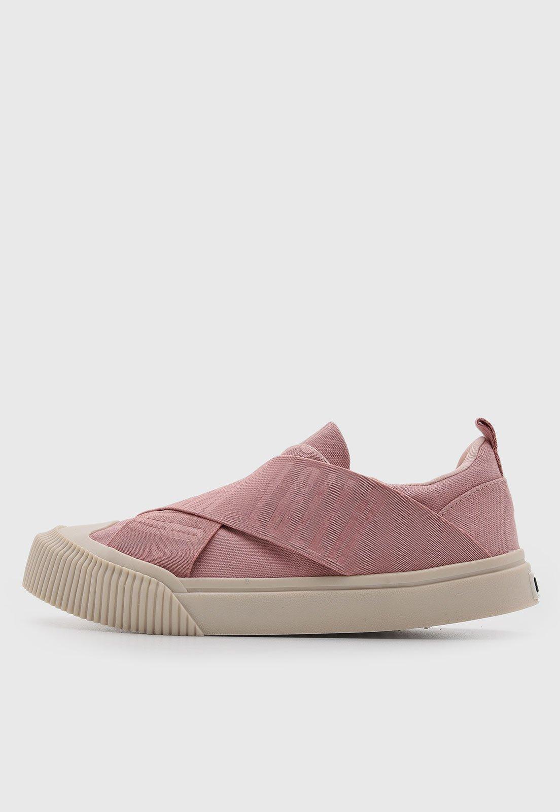 Tênis Feminino Santa Lolla Elástico Rosa