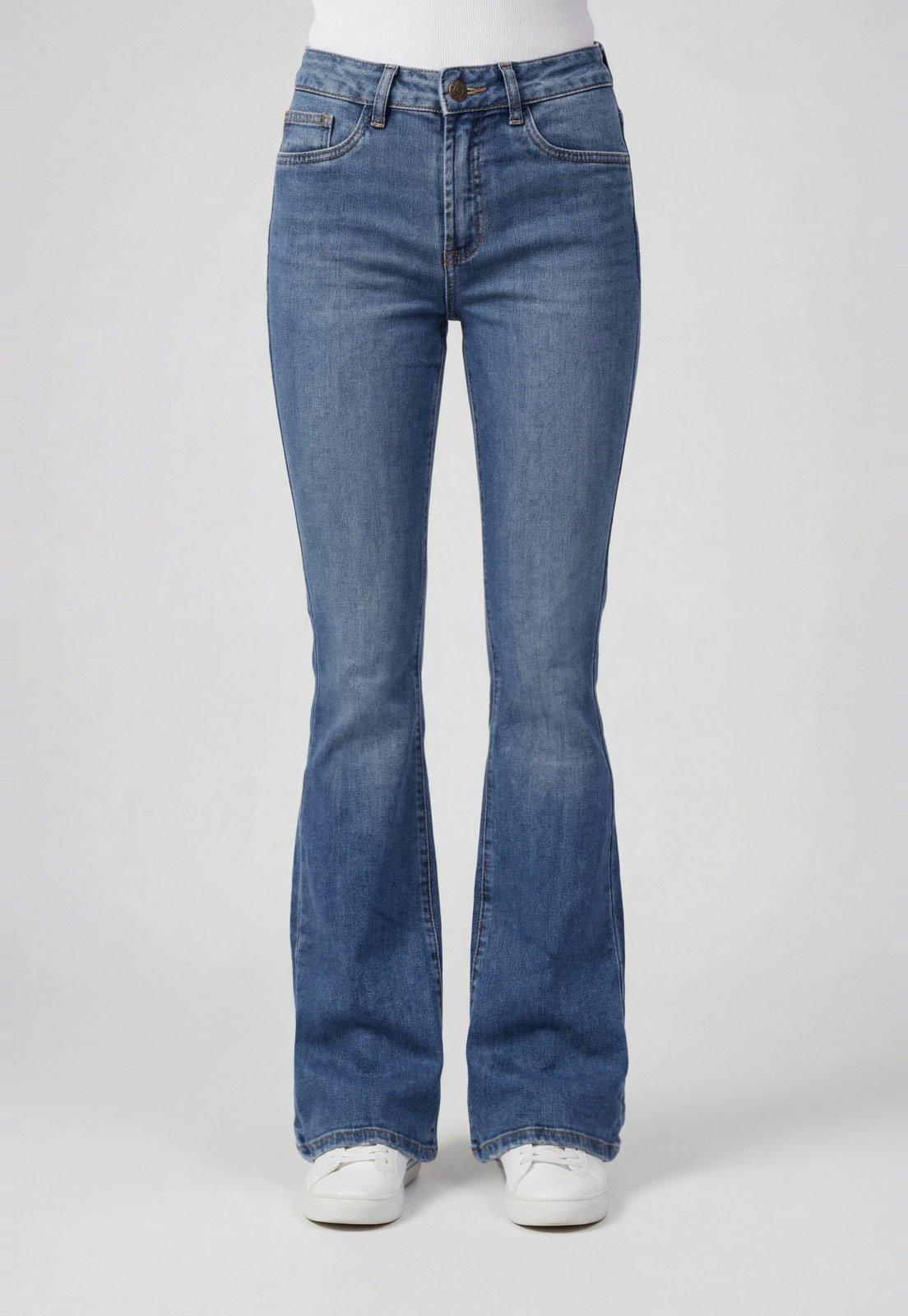 Calça Feminina Lança Perfume Atena Flare Azul