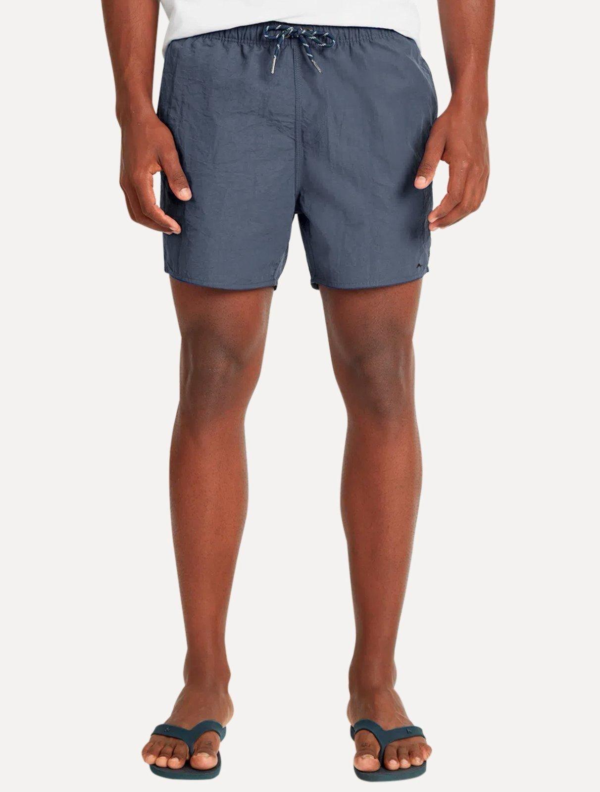 Short Aramis Masculino D Água Elastico Melange Azul Índigo Mescla