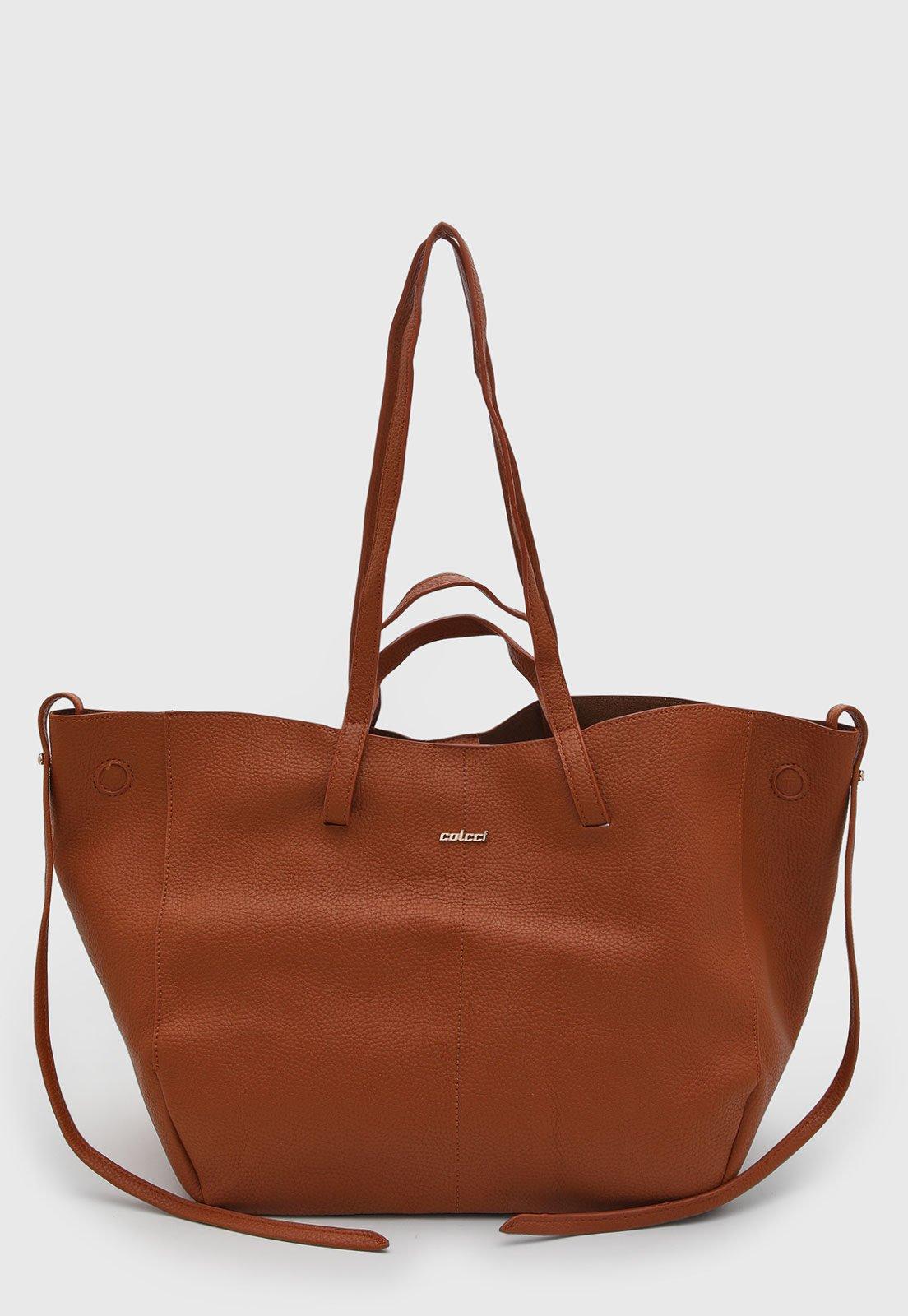 Bolsa Feminina Colcci Texturizada Caramelo