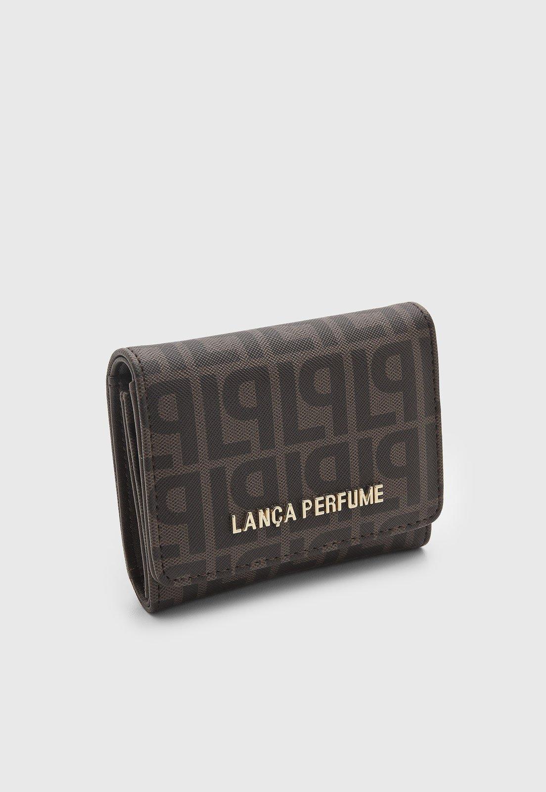 Carteira Lança Perfume Compacta Marrom