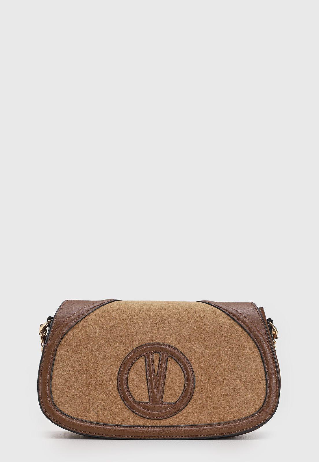 Bolsa Tiracolo Vizzano Alça Corrente Marrom