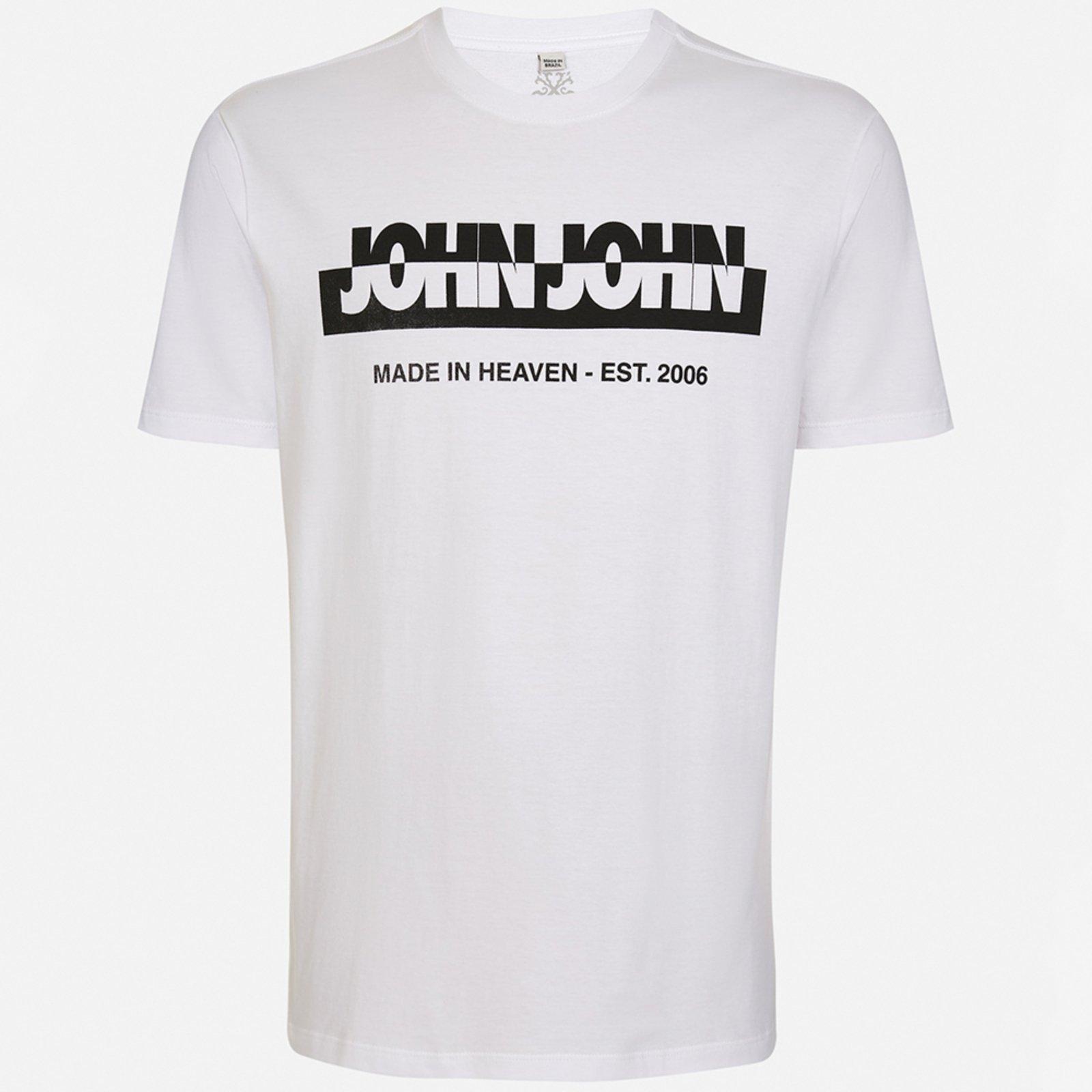 Camiseta John John Rg New Divided Ve25 Branco Masculino