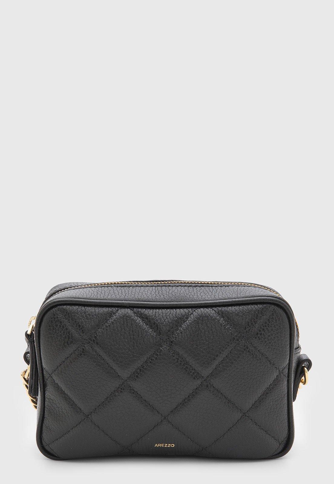 Bolsa Feminina Arezzo Couro Matelassê Preta