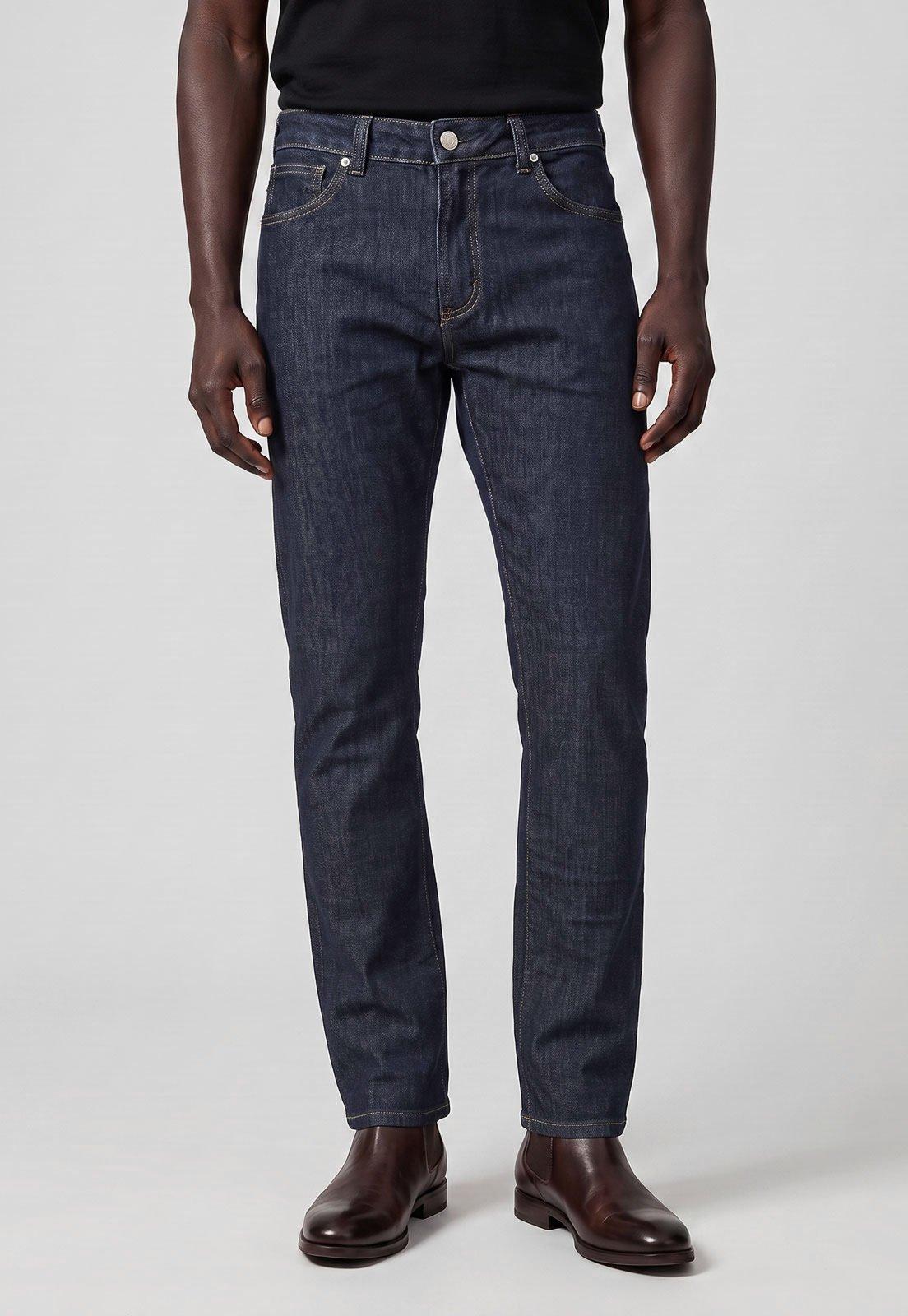 Calça Jeans Masculina Colcci Reta Azul Escuro