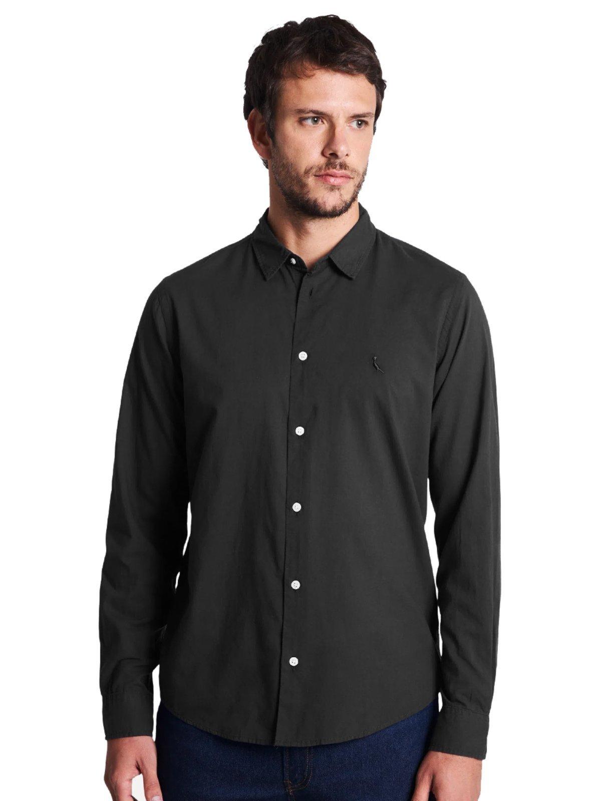 Camisa Reserva Masculina Nova Paraty Preta