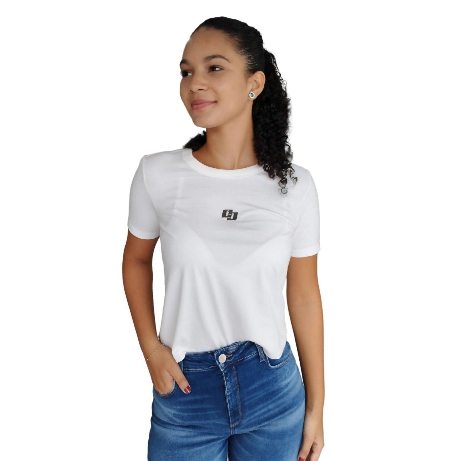 Blusa Feminina Confort Logo Metal Colcci