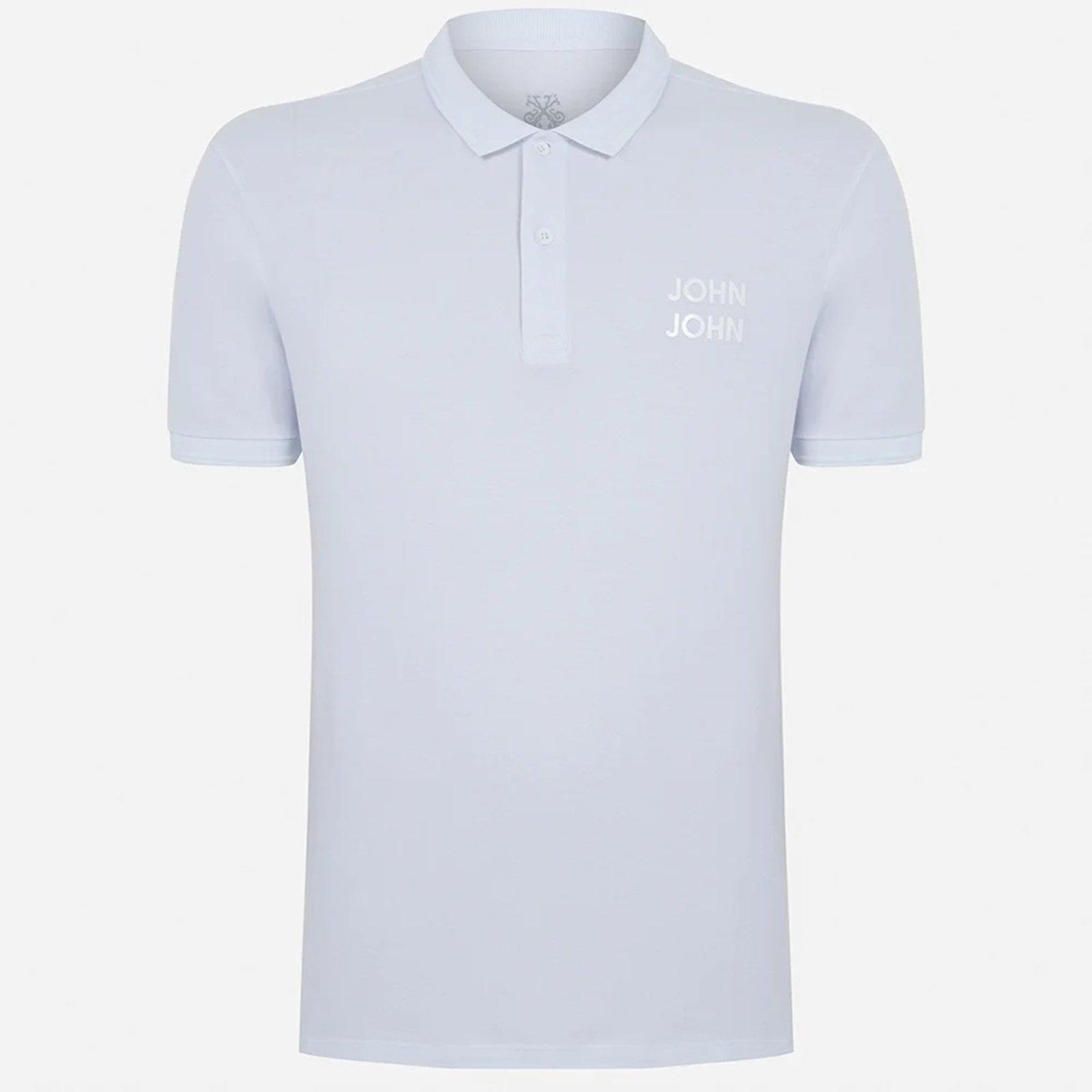 Camisa Polo John John Baule In24 Branco Masculino