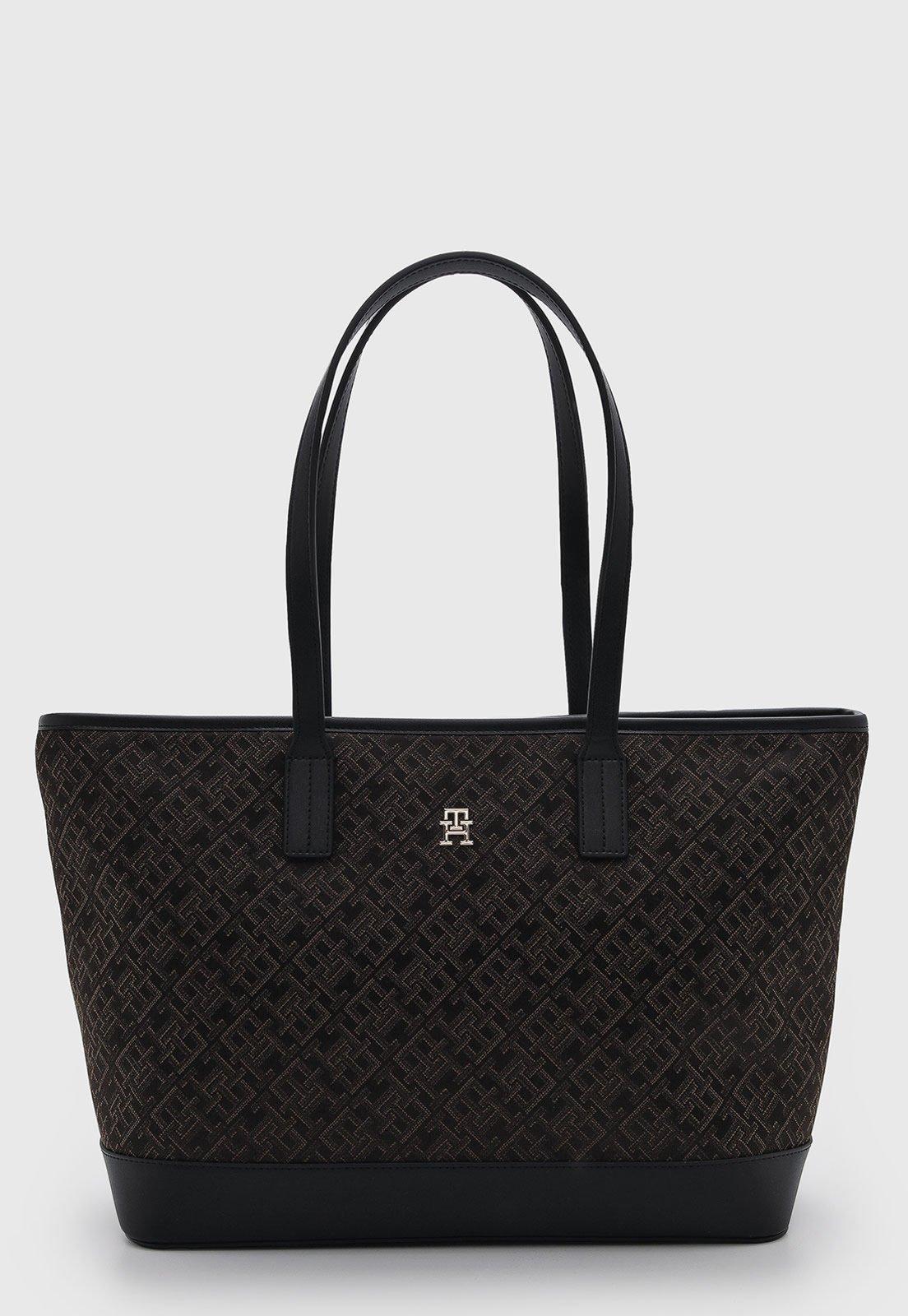 Bolsa Tommy Hilfiger Design Estruturado Marrom