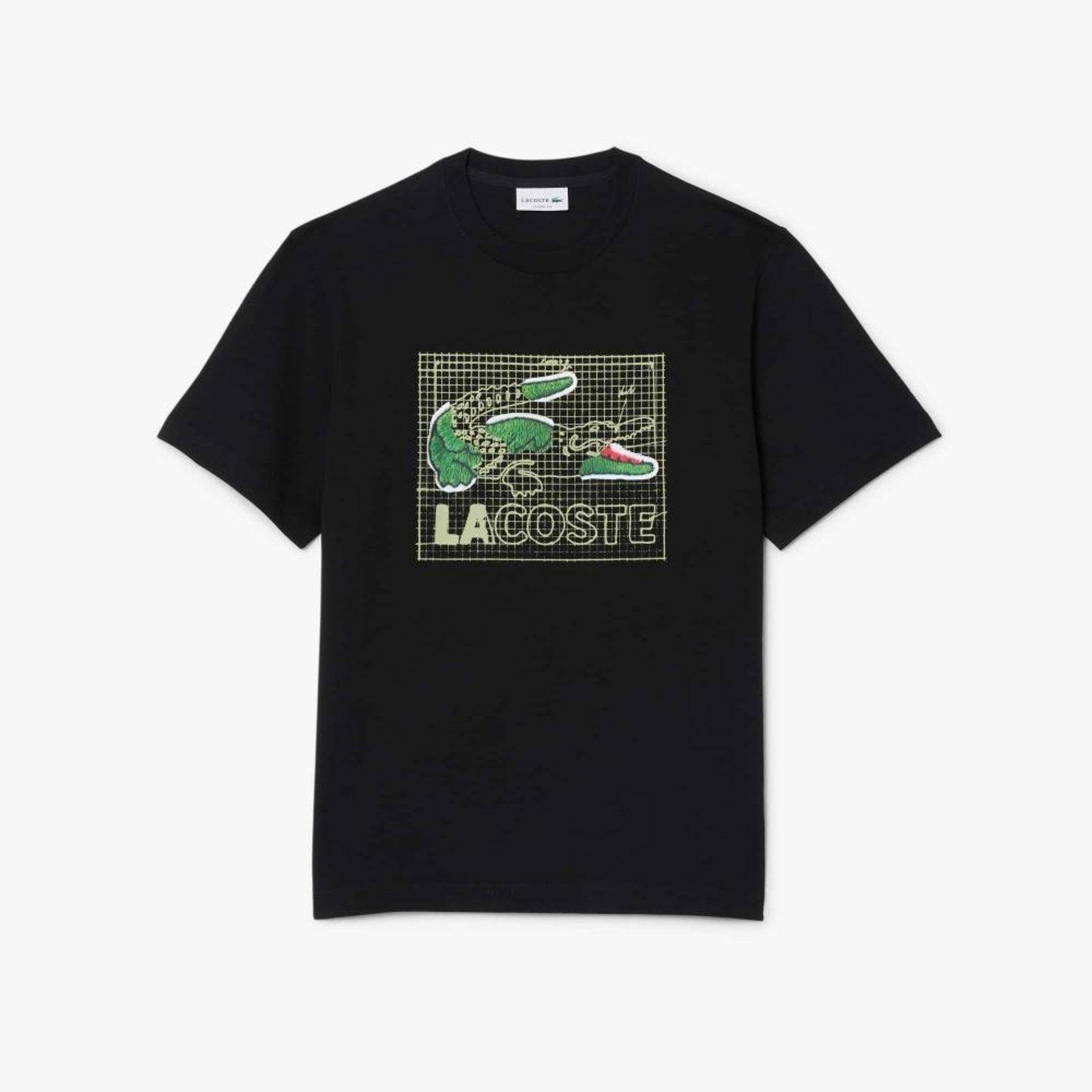 Camiseta de Algodão Estampada Preto - 4GG Preto