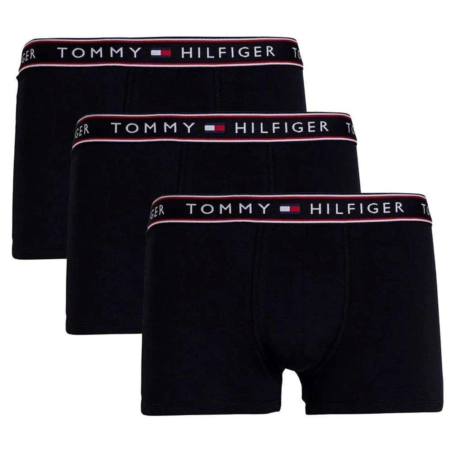 Cueca Boxer Tommy Hilfiger Kit 3 Peças Trunk Azul Marinho