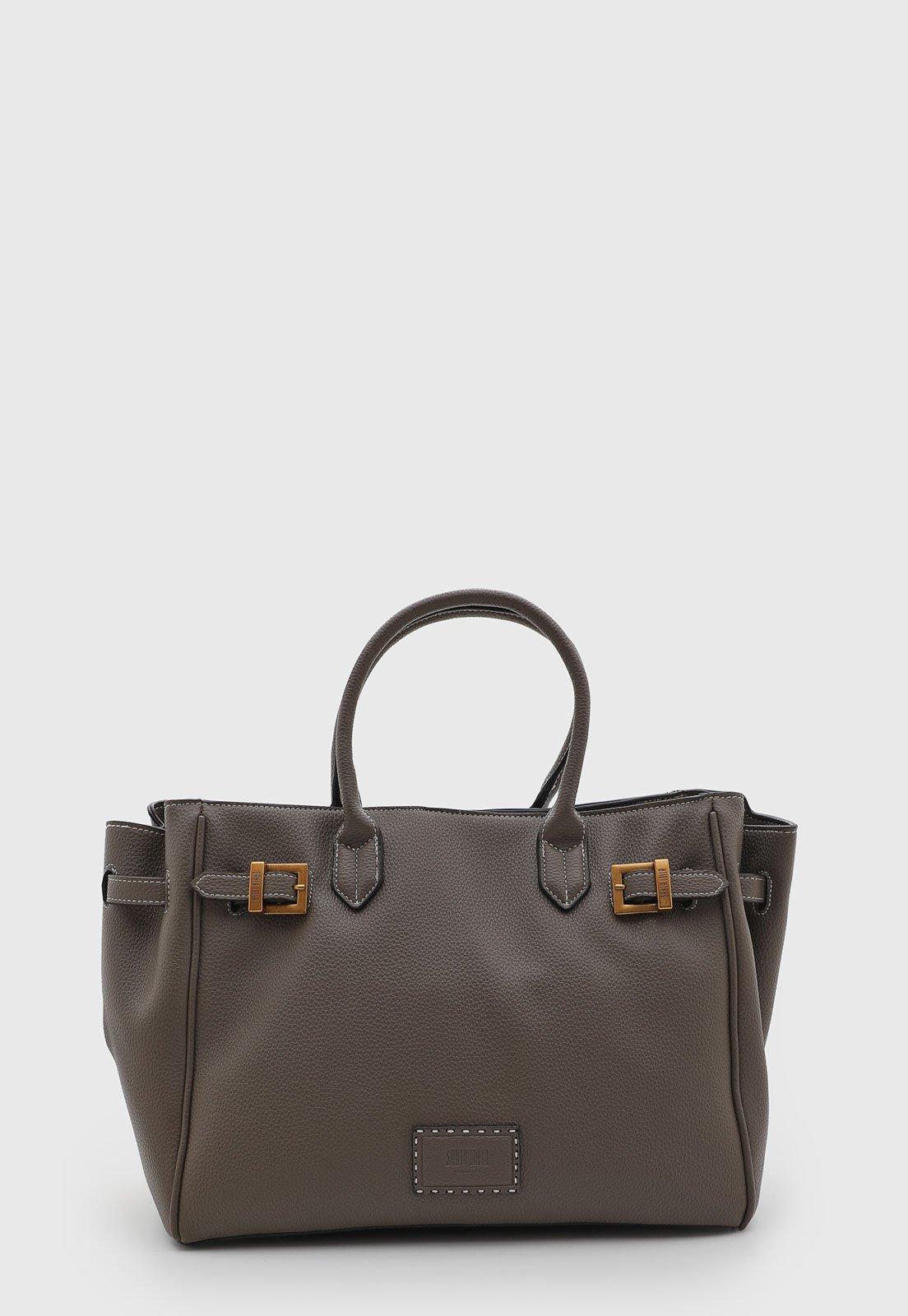 Bolsa Feminina Santa Lolla Grande Estruturada Grafite